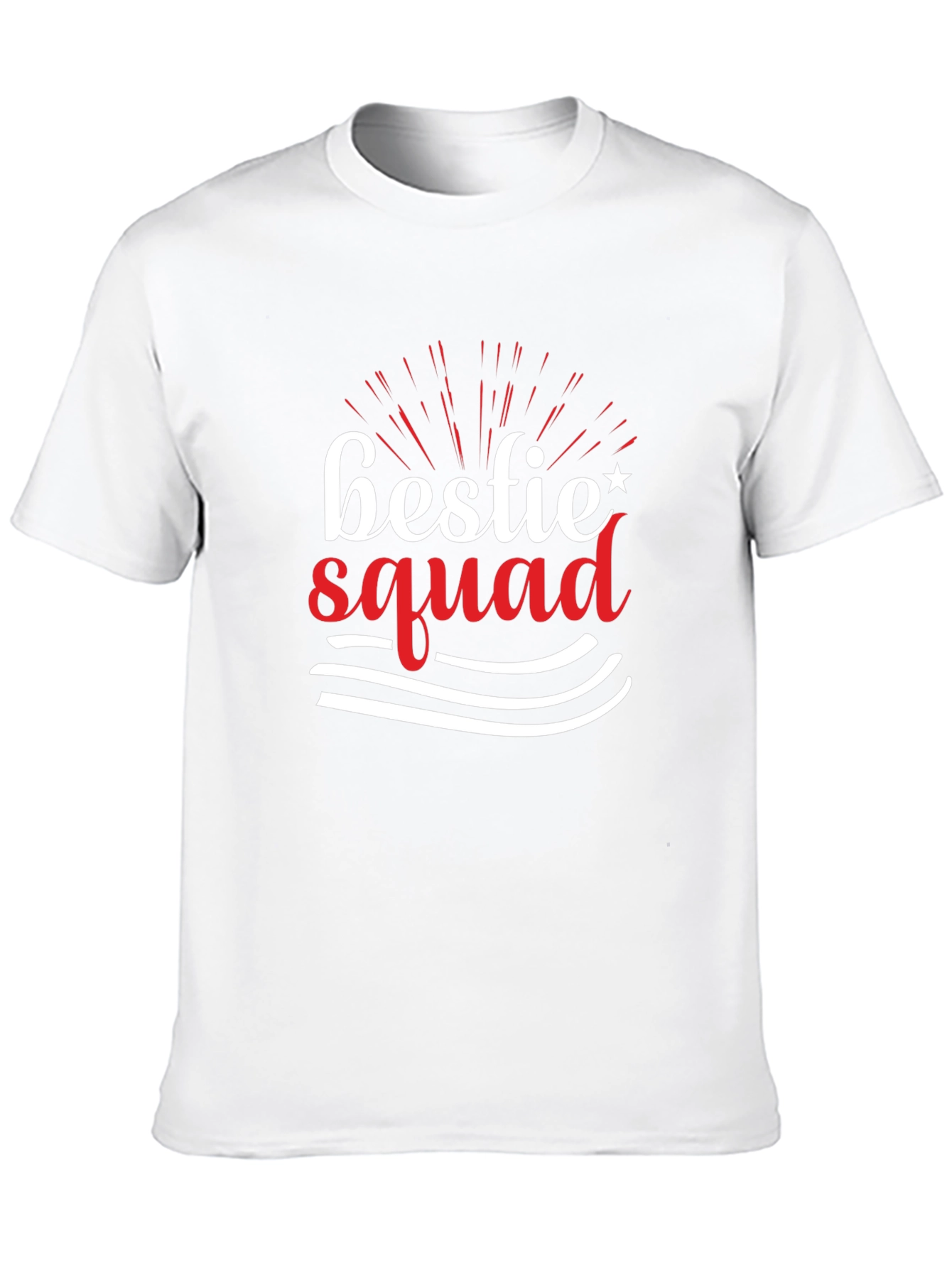 Bestie Squad Graphic Tee - Black