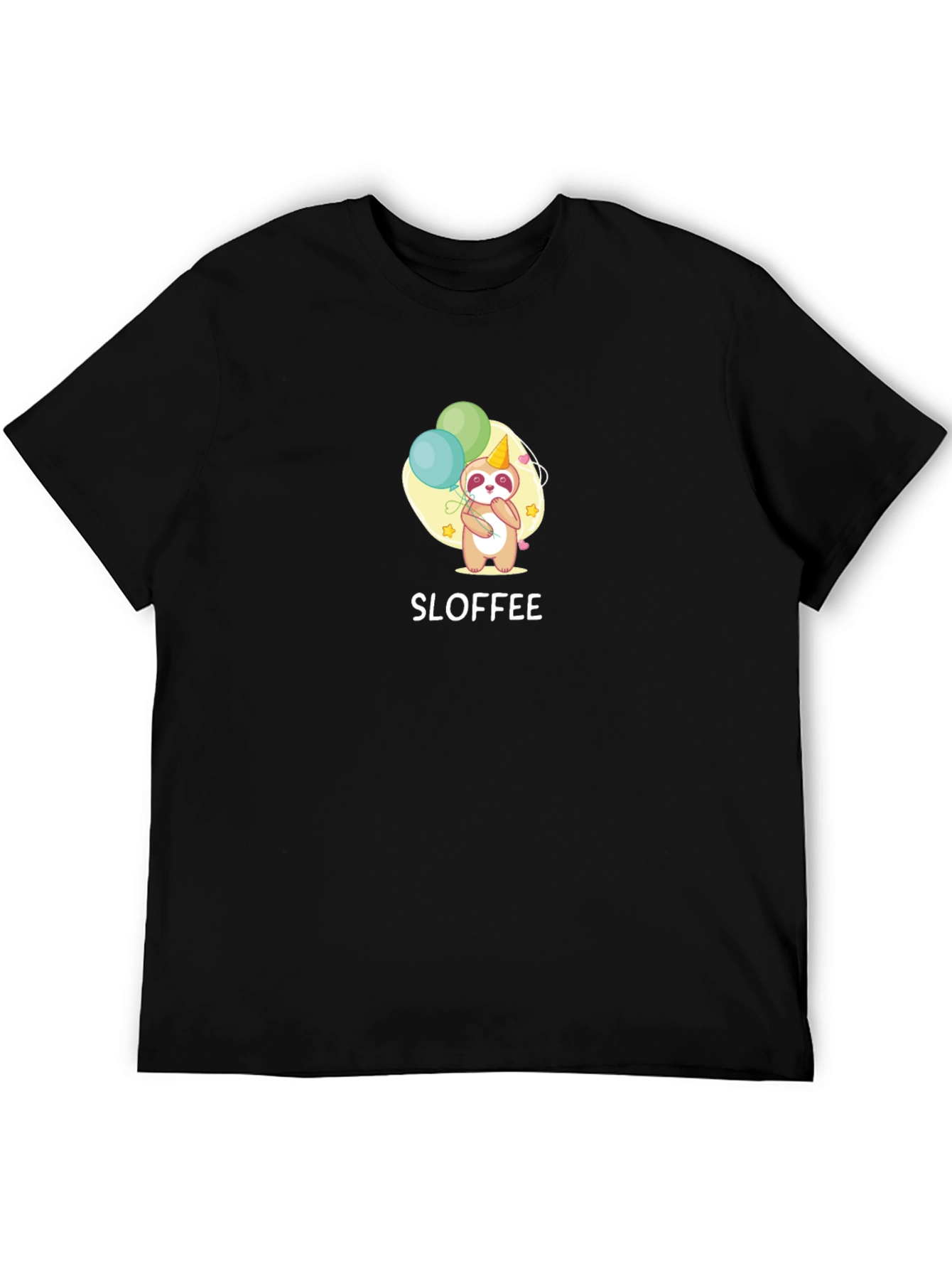 Cute Sloth Birthday Party T-Shirt - Sloffee