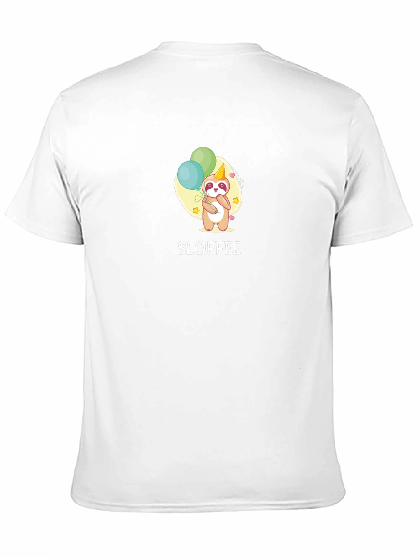 Cute Sloth Birthday Party T-Shirt - Sloffee