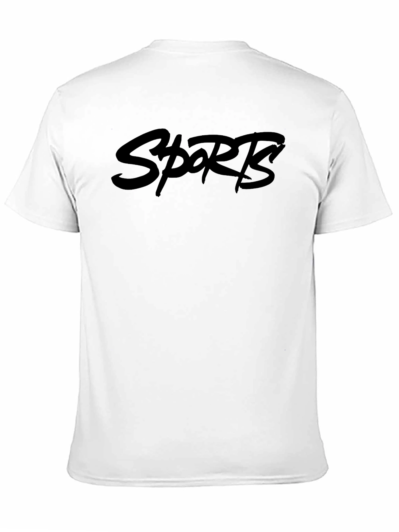 Sports Graphic Black T-Shirt