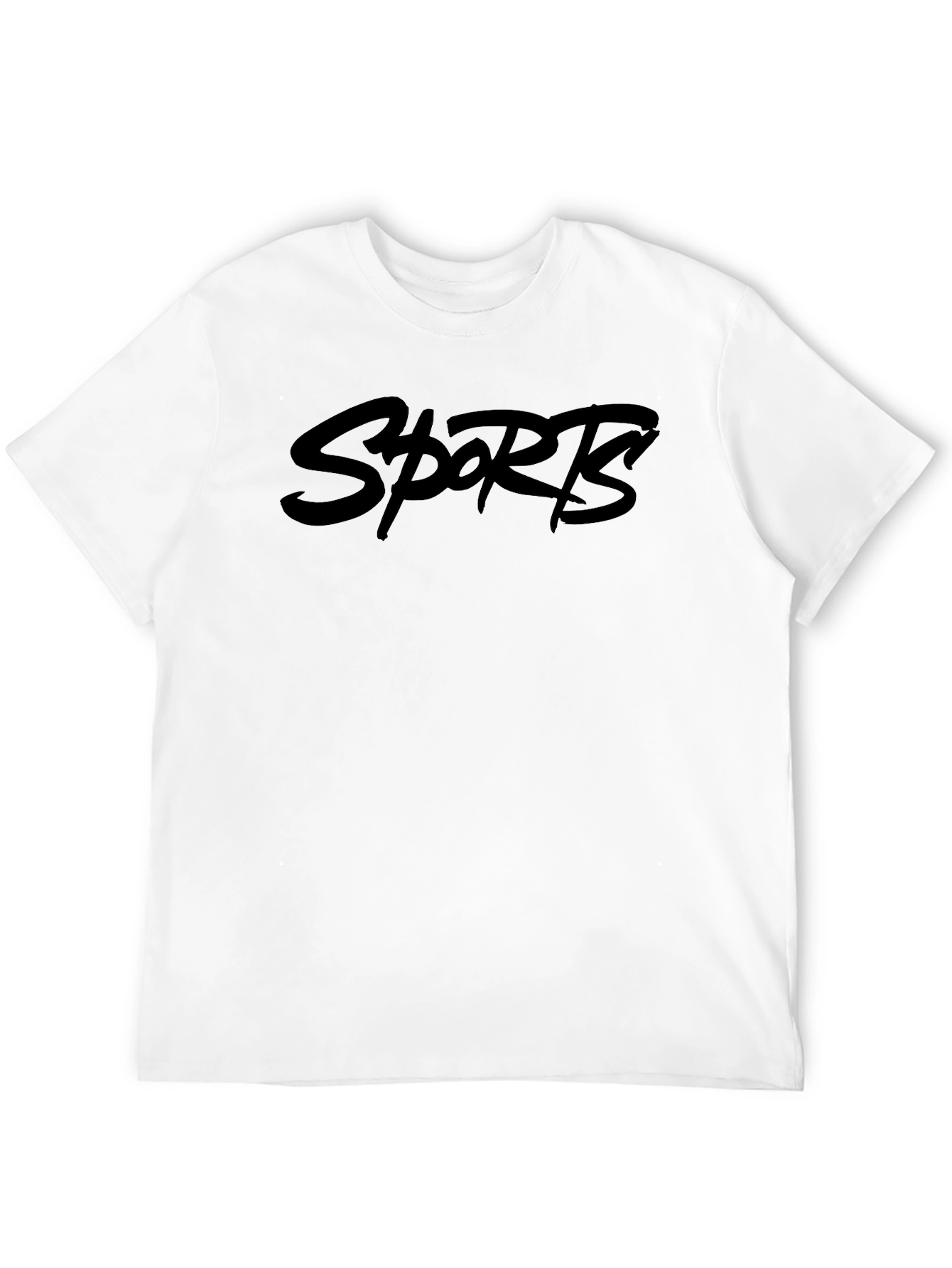 Sports Graphic Black T-Shirt