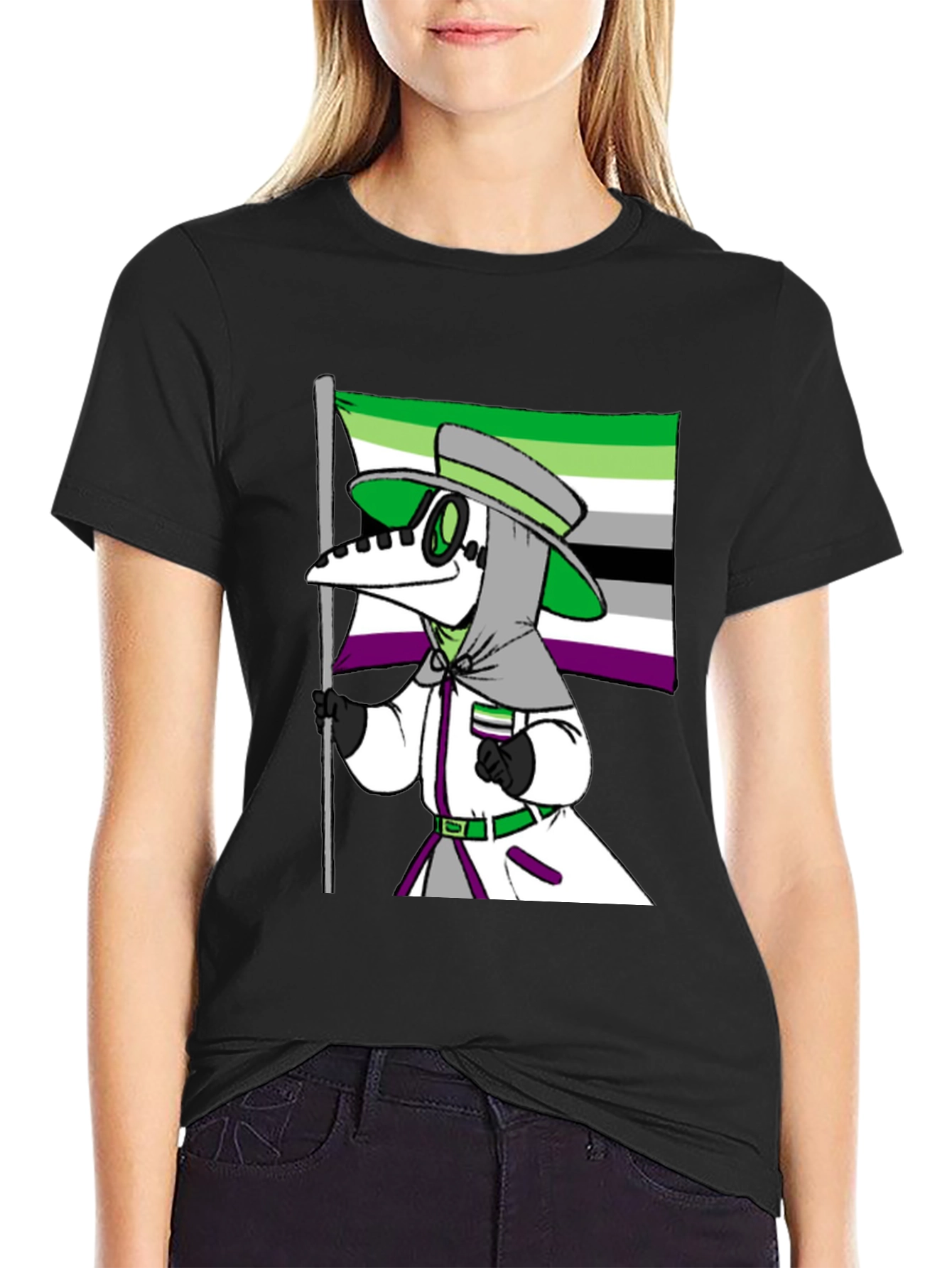 Aromantic Plague Doctor T-Shirt