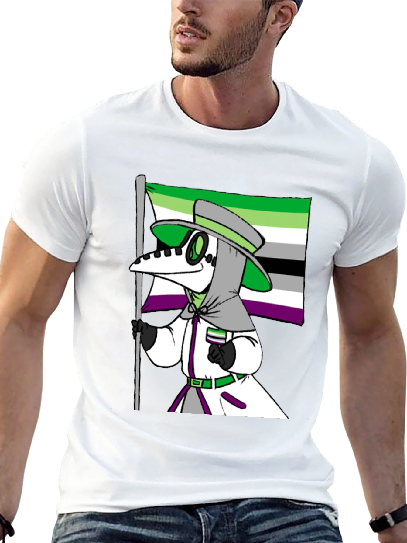 Aromantic Plague Doctor T-Shirt