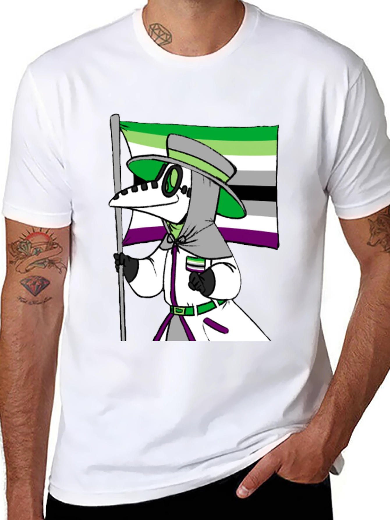 Aromantic Plague Doctor T-Shirt