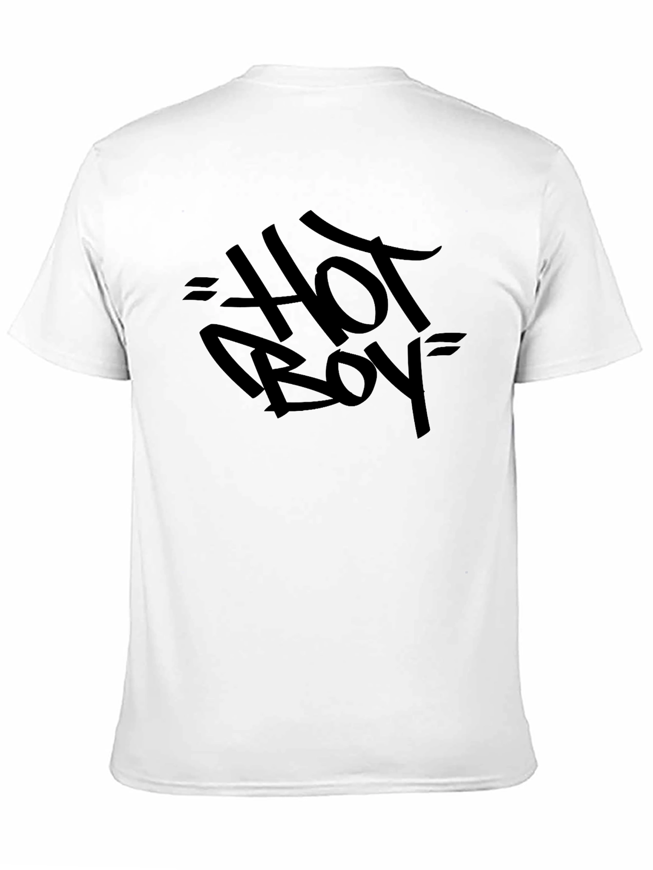 Hot Boy Black Graphic Tee