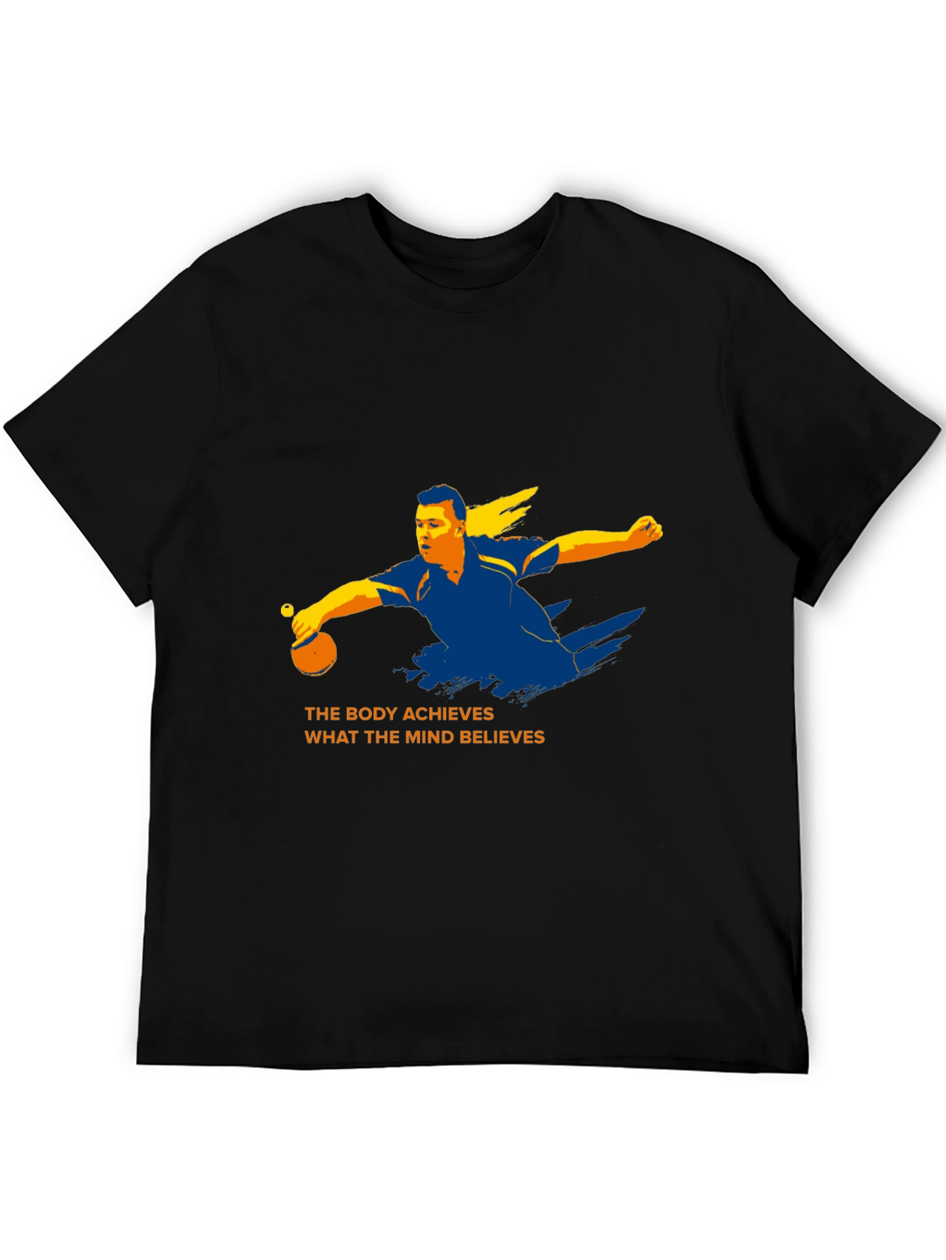 Inspirational Table Tennis Graphic T-Shirt