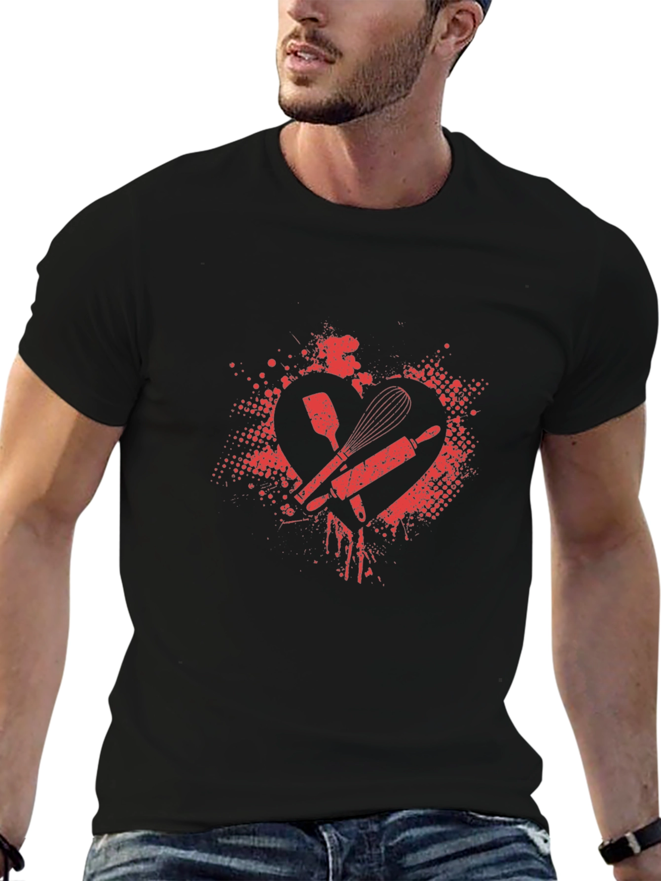 Bakers Heart T-Shirt - Passion for Baking