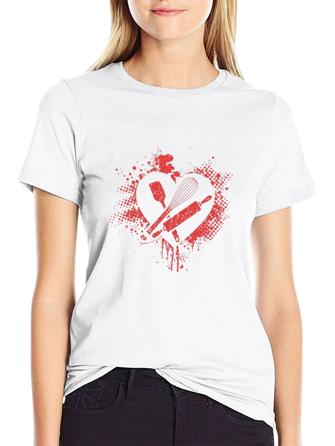 Bakers Heart T-Shirt - Passion for Baking
