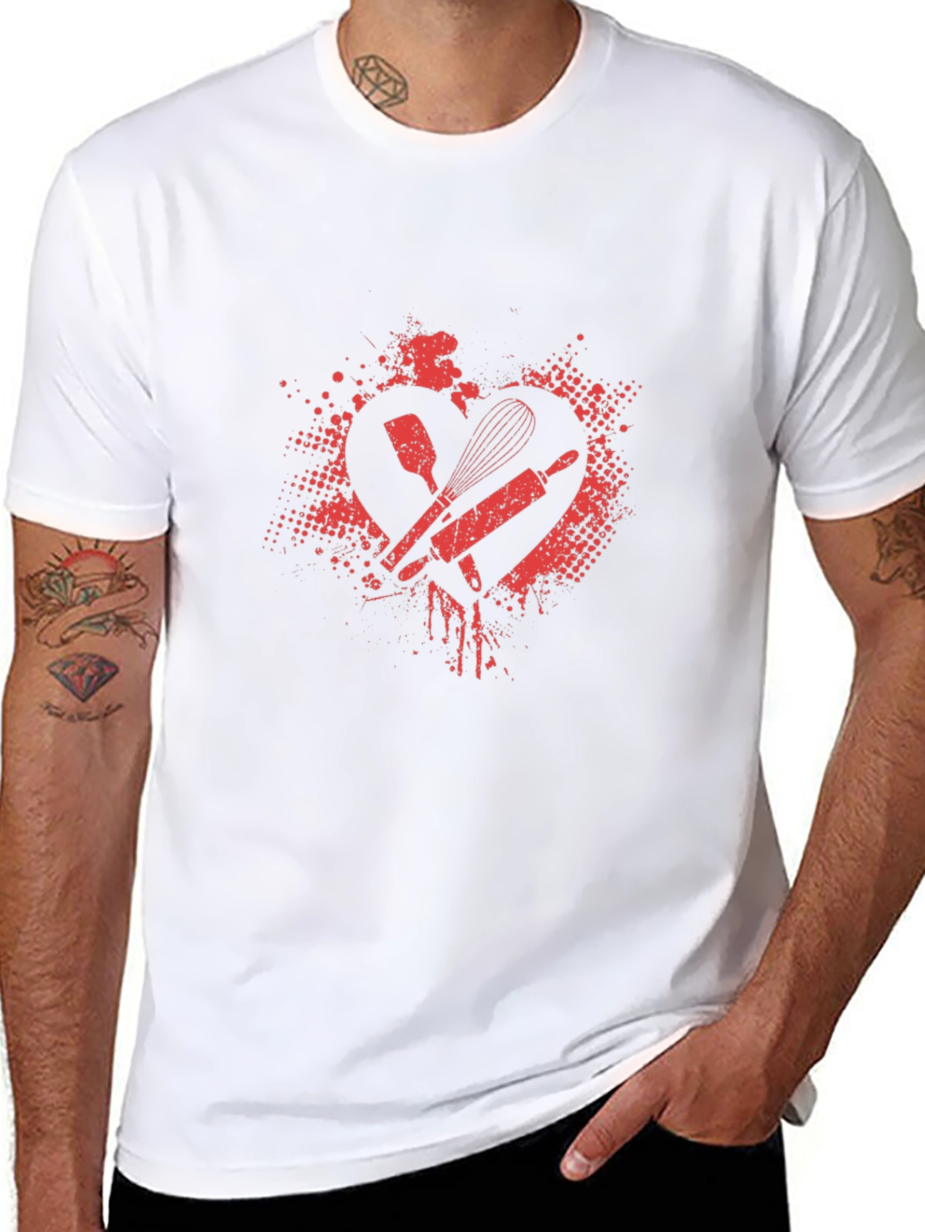 Bakers Heart T-Shirt - Passion for Baking