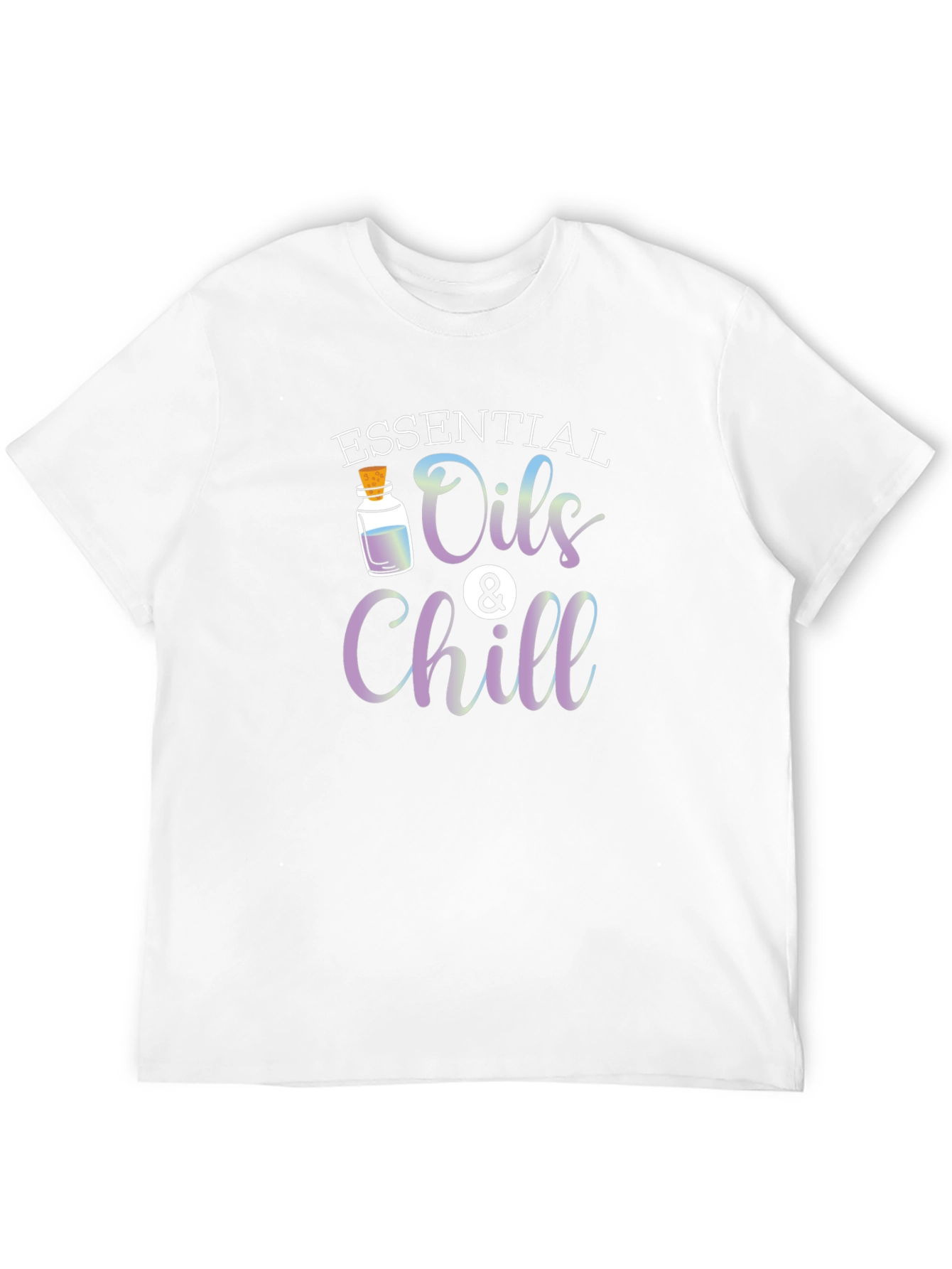 Essential Oils & Chill Graphic T-Shirt - Black
