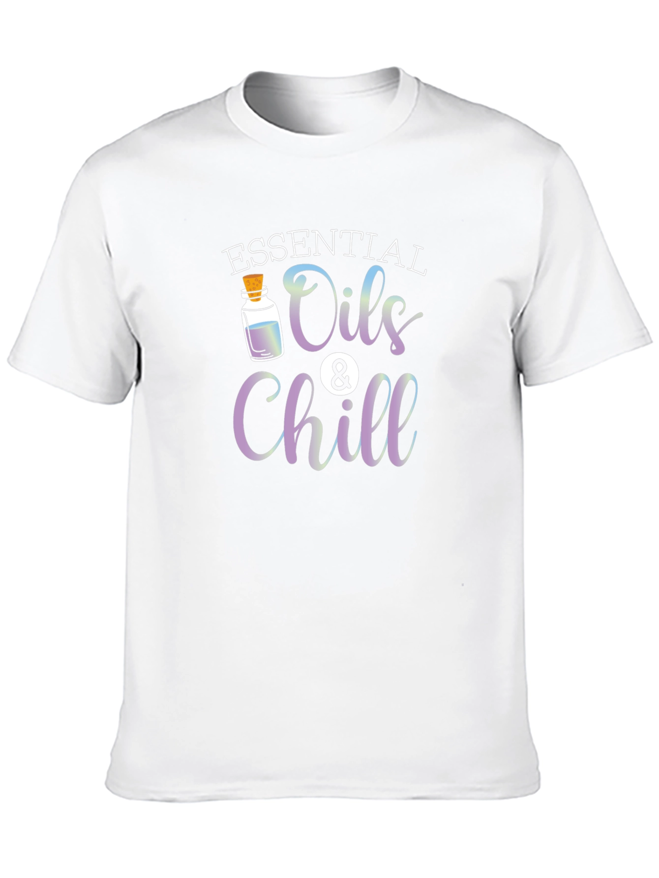 Essential Oils & Chill Graphic T-Shirt - Black