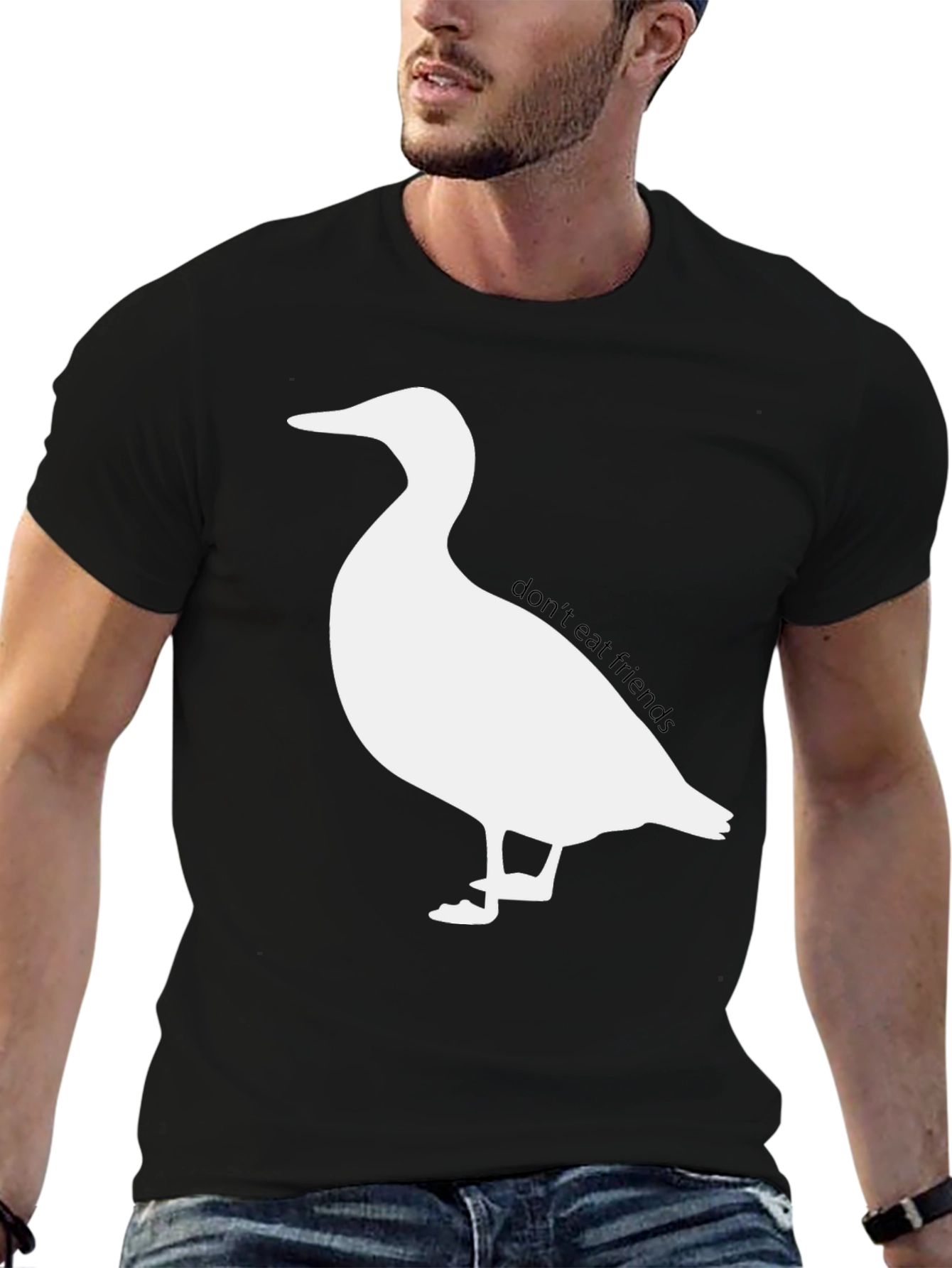 Dont Eat Friends Duck Graphic Tee