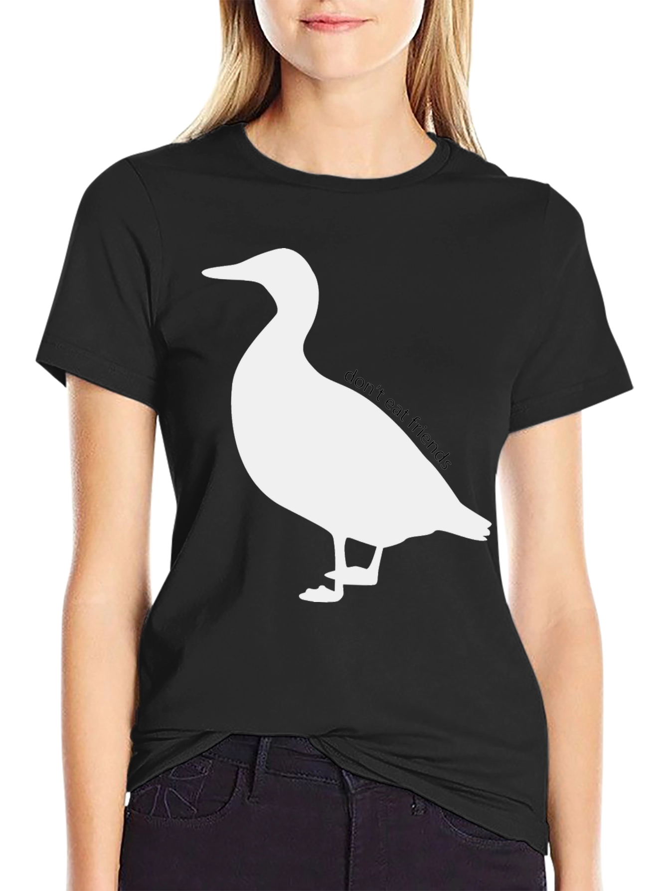 Dont Eat Friends Duck Graphic Tee