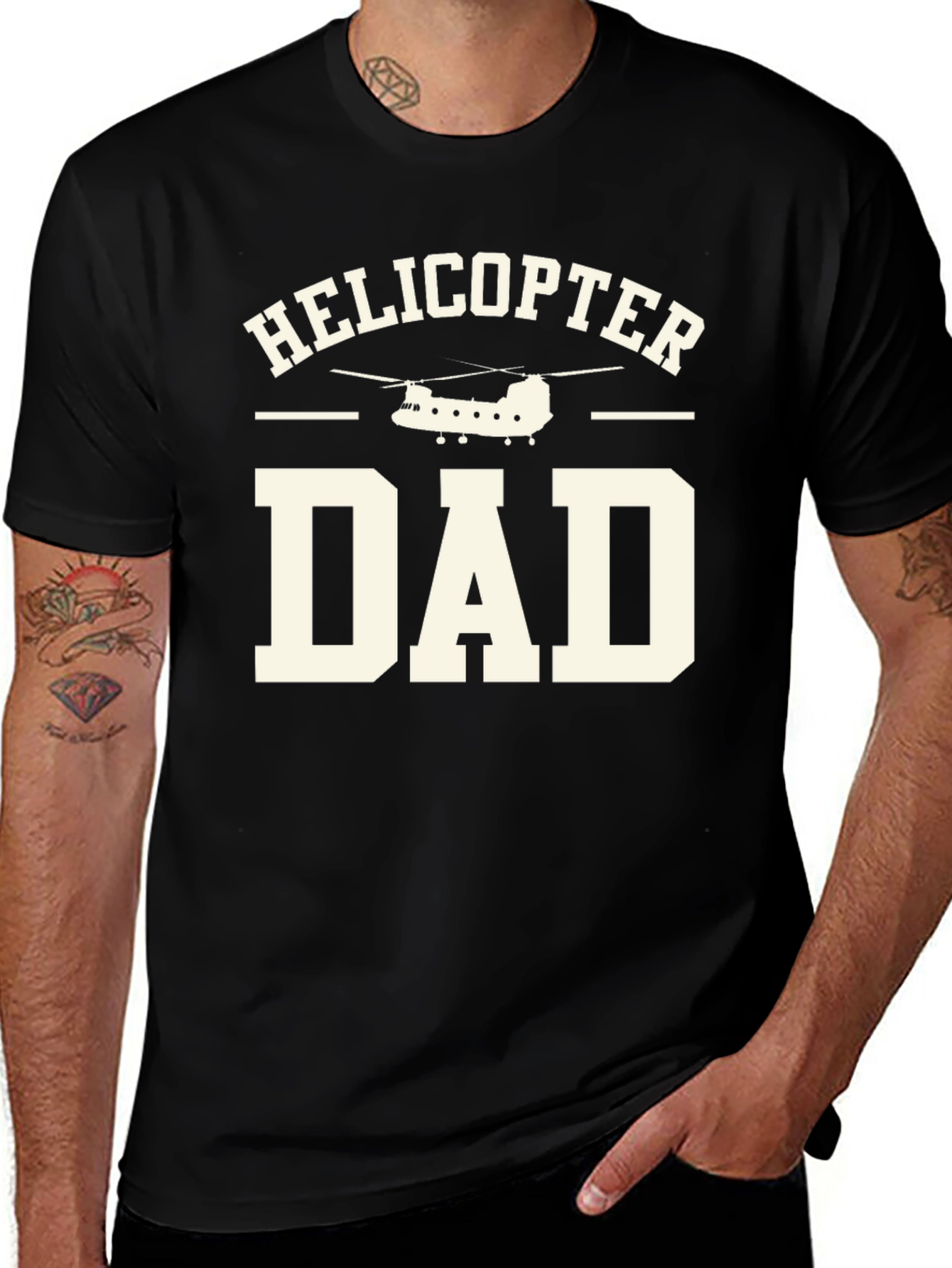 Helicopter Dad Graphic T-Shirt