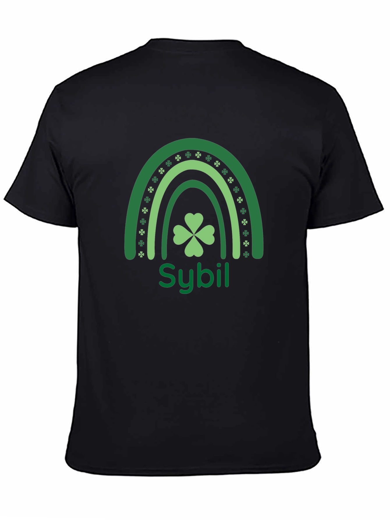 Sybils St. Patricks Day Rainbow Clover Tee