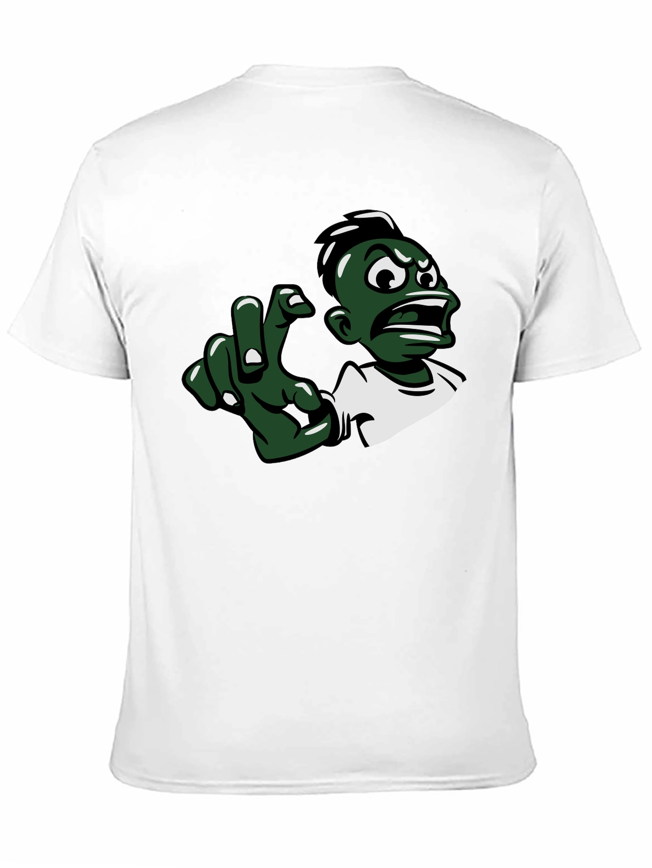 Cartoon Character Graphic Black T-Shirt