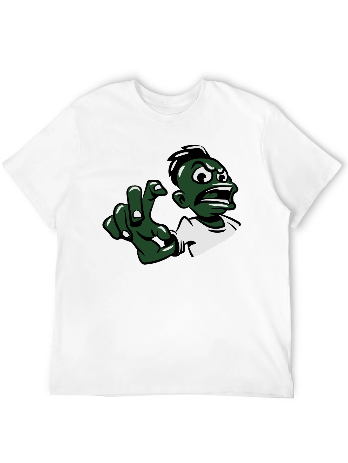 Cartoon Character Graphic Black T-Shirt