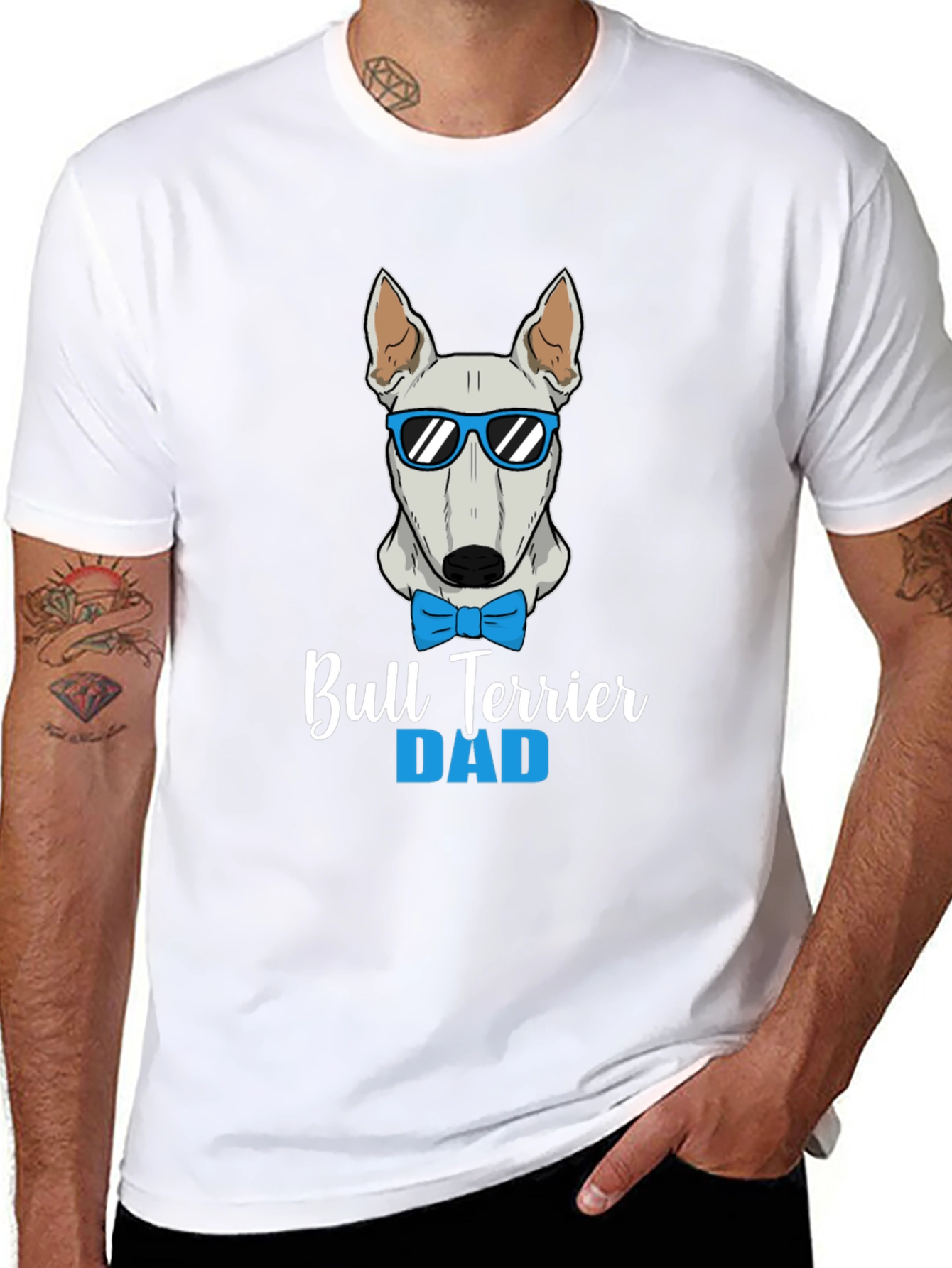 Bull Terrier Dad T-Shirt - Dog Lover Apparel