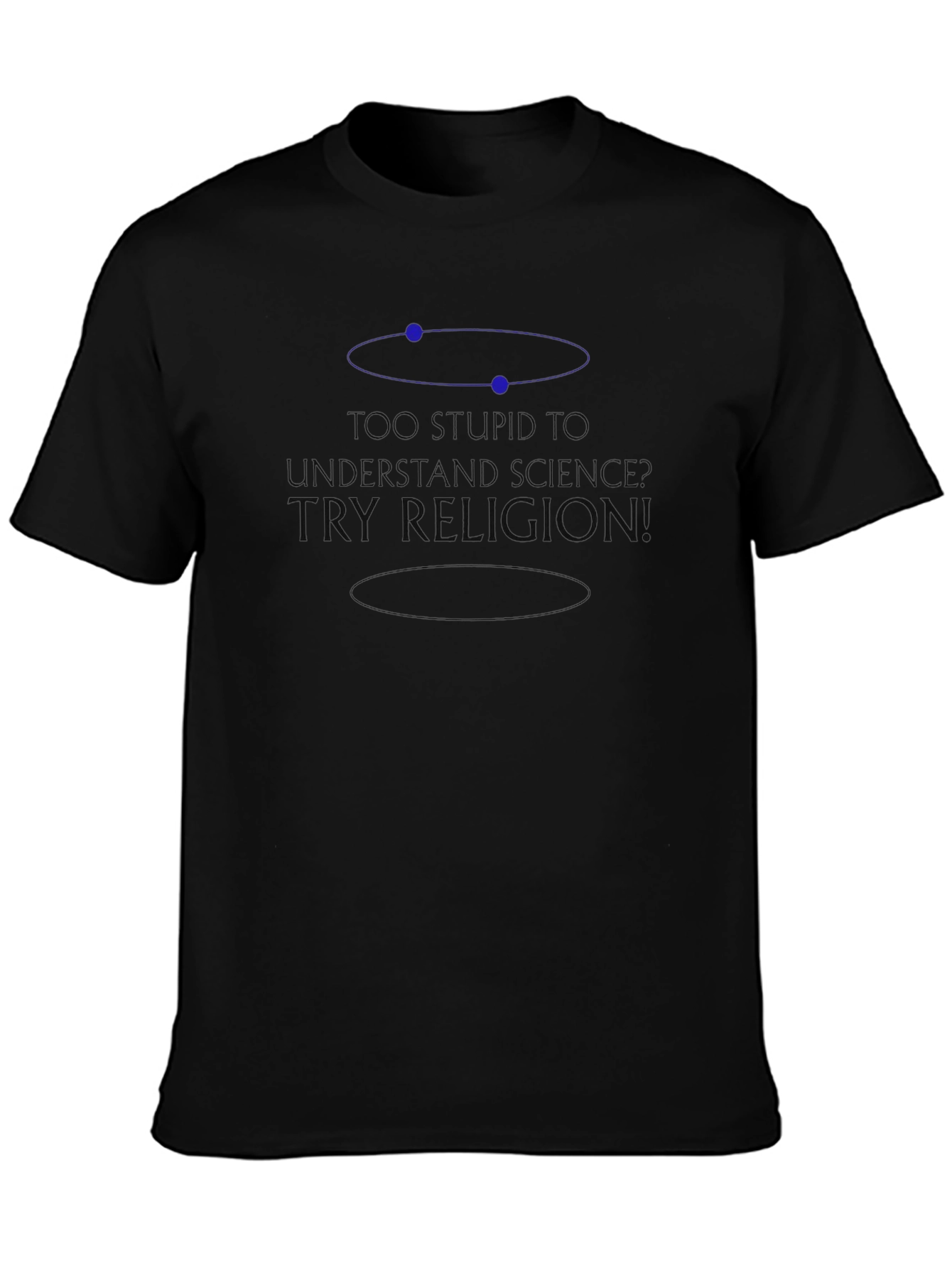 Science vs Religion Graphic T-Shirt - Sarcastic Atheist Tee