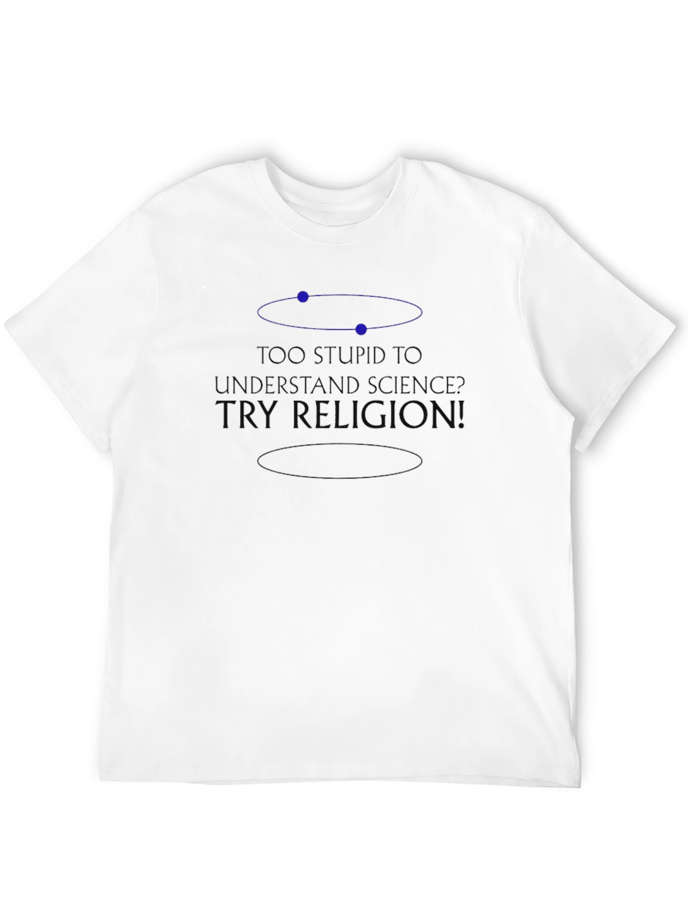 Science vs Religion Graphic T-Shirt - Sarcastic Atheist Tee