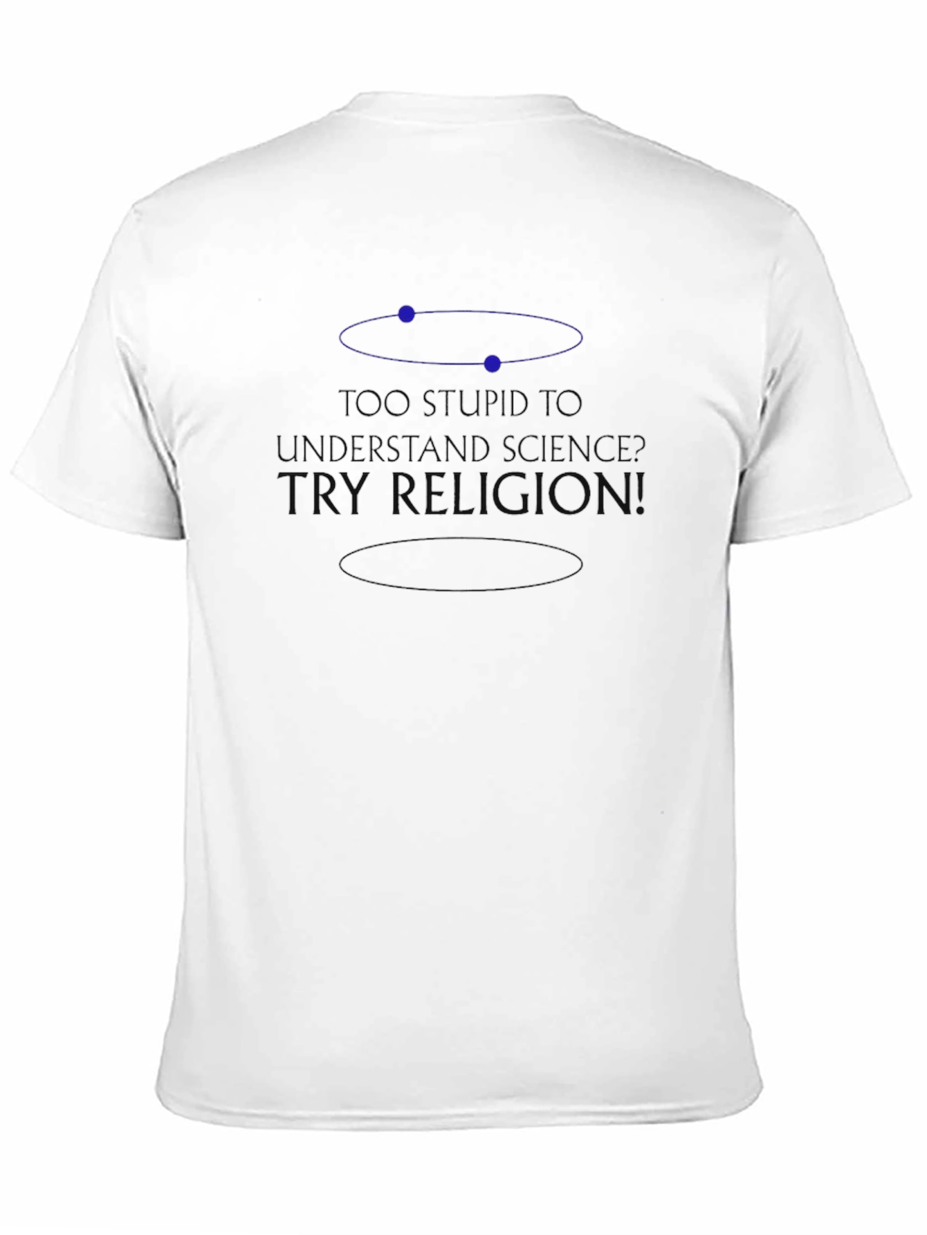 Science vs Religion Graphic T-Shirt - Sarcastic Atheist Tee