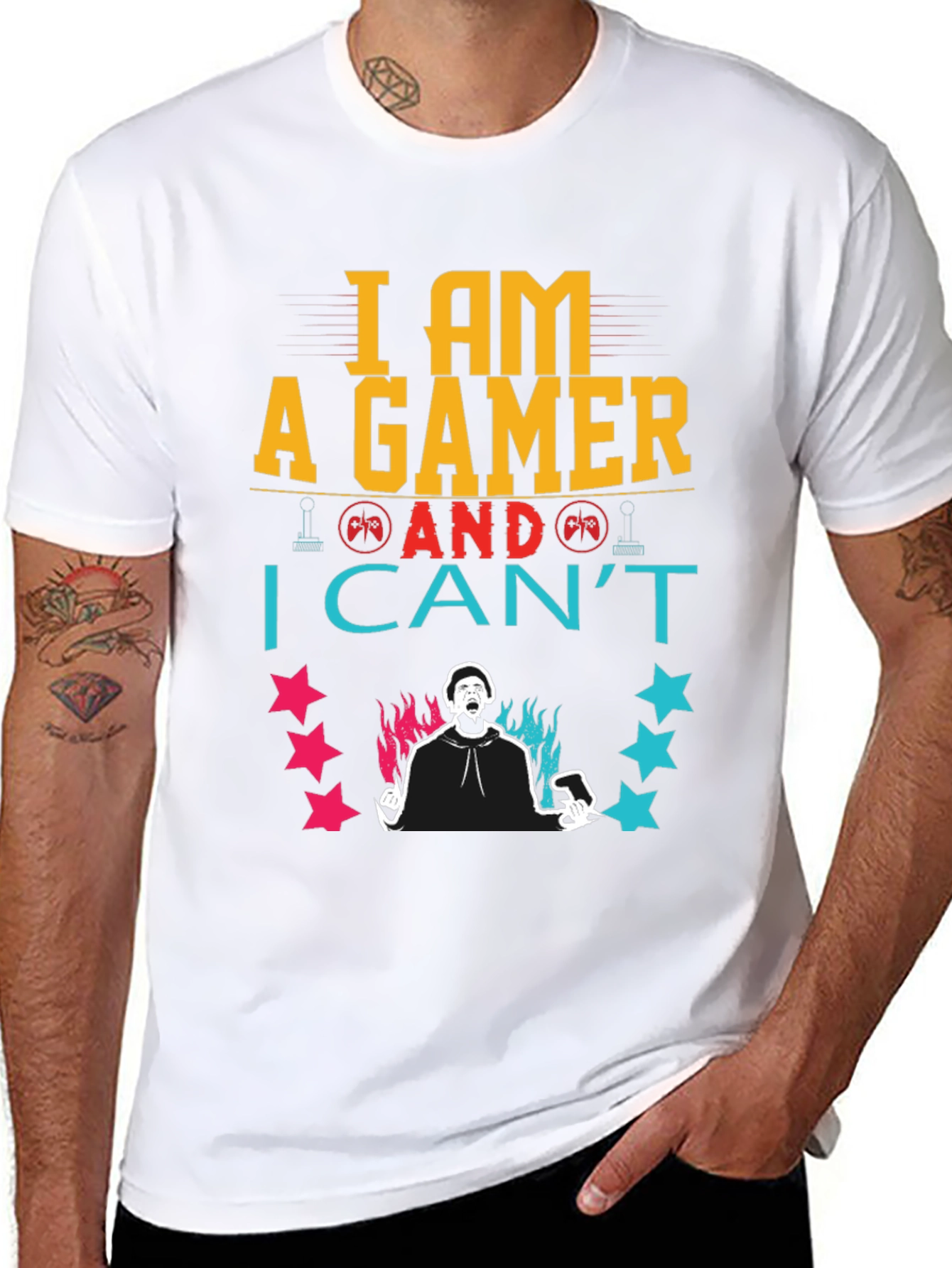 I Am A Gamer Funny Graphic T-Shirt
