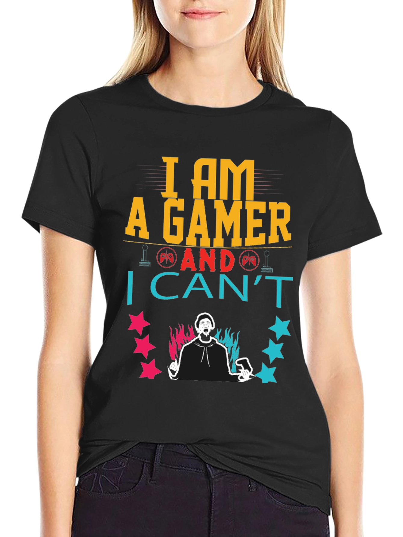 I Am A Gamer Funny Graphic T-Shirt