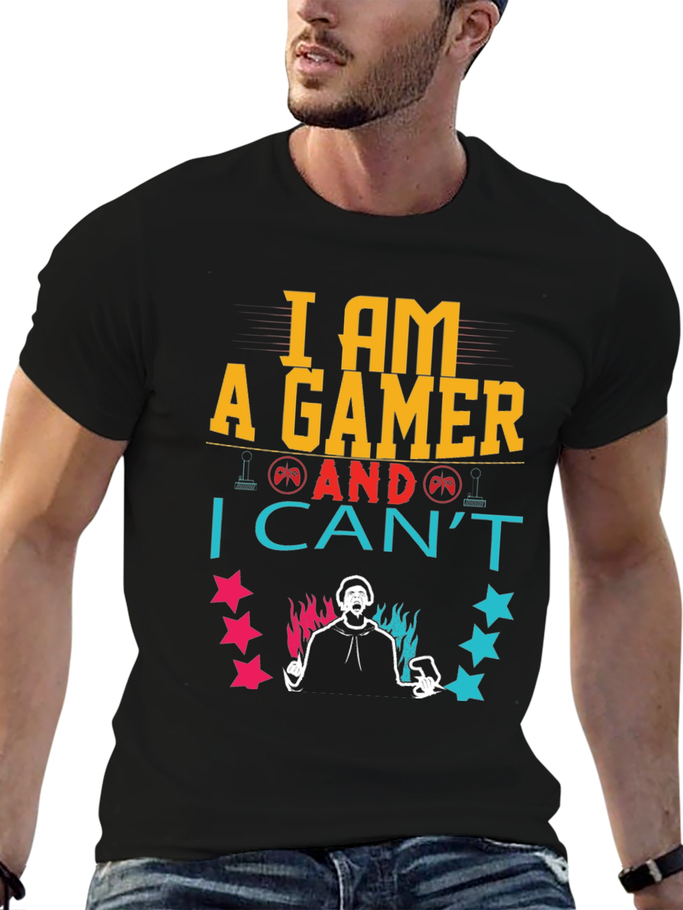 I Am A Gamer Funny Graphic T-Shirt