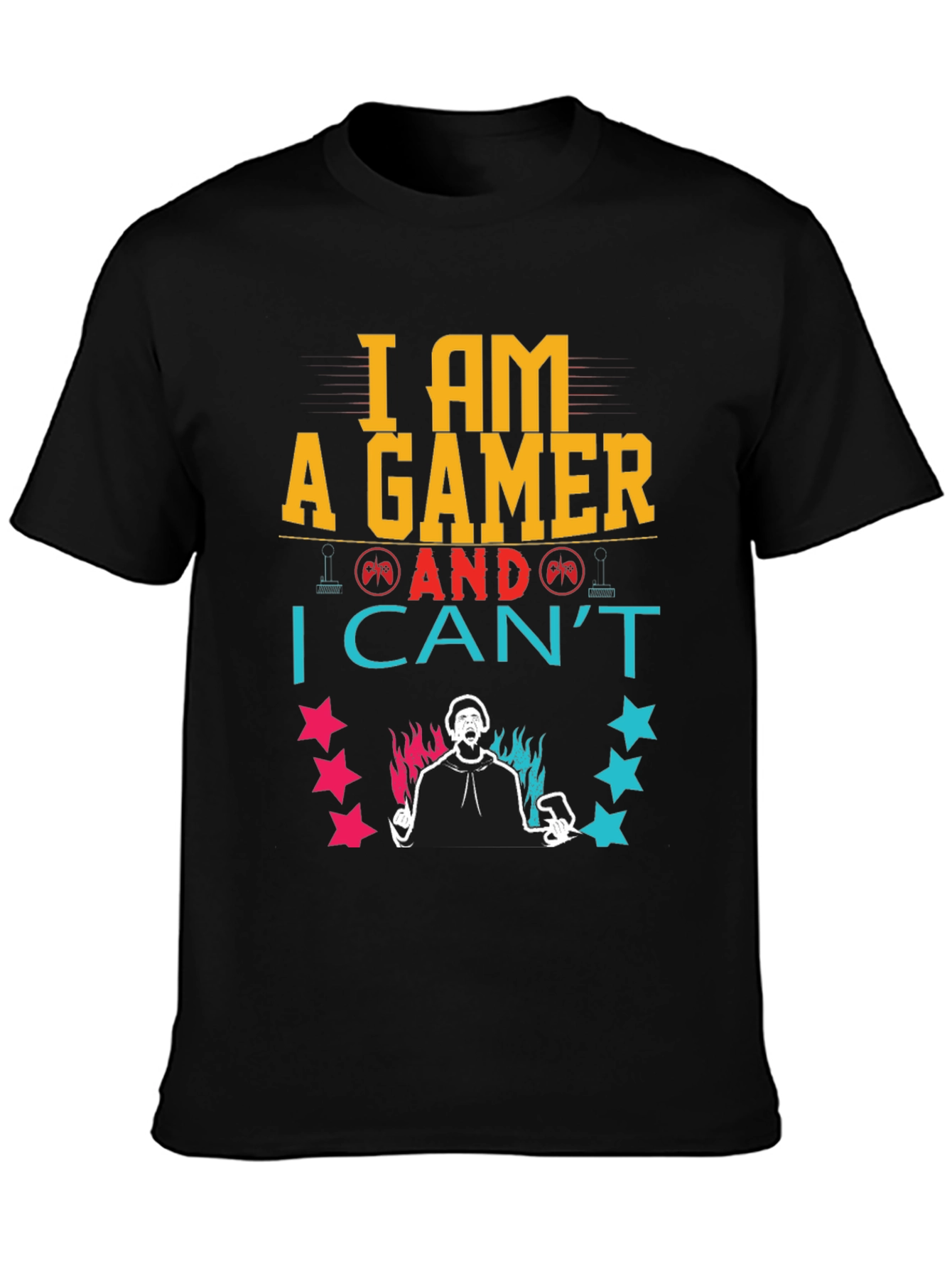 I Am A Gamer Funny Graphic T-Shirt