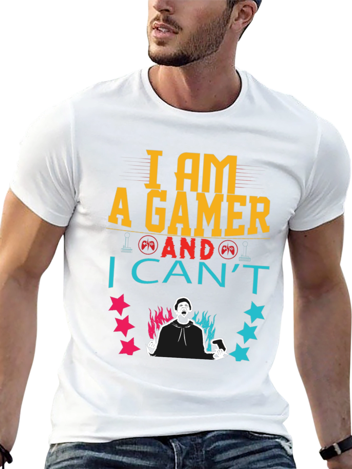 I Am A Gamer Funny Graphic T-Shirt