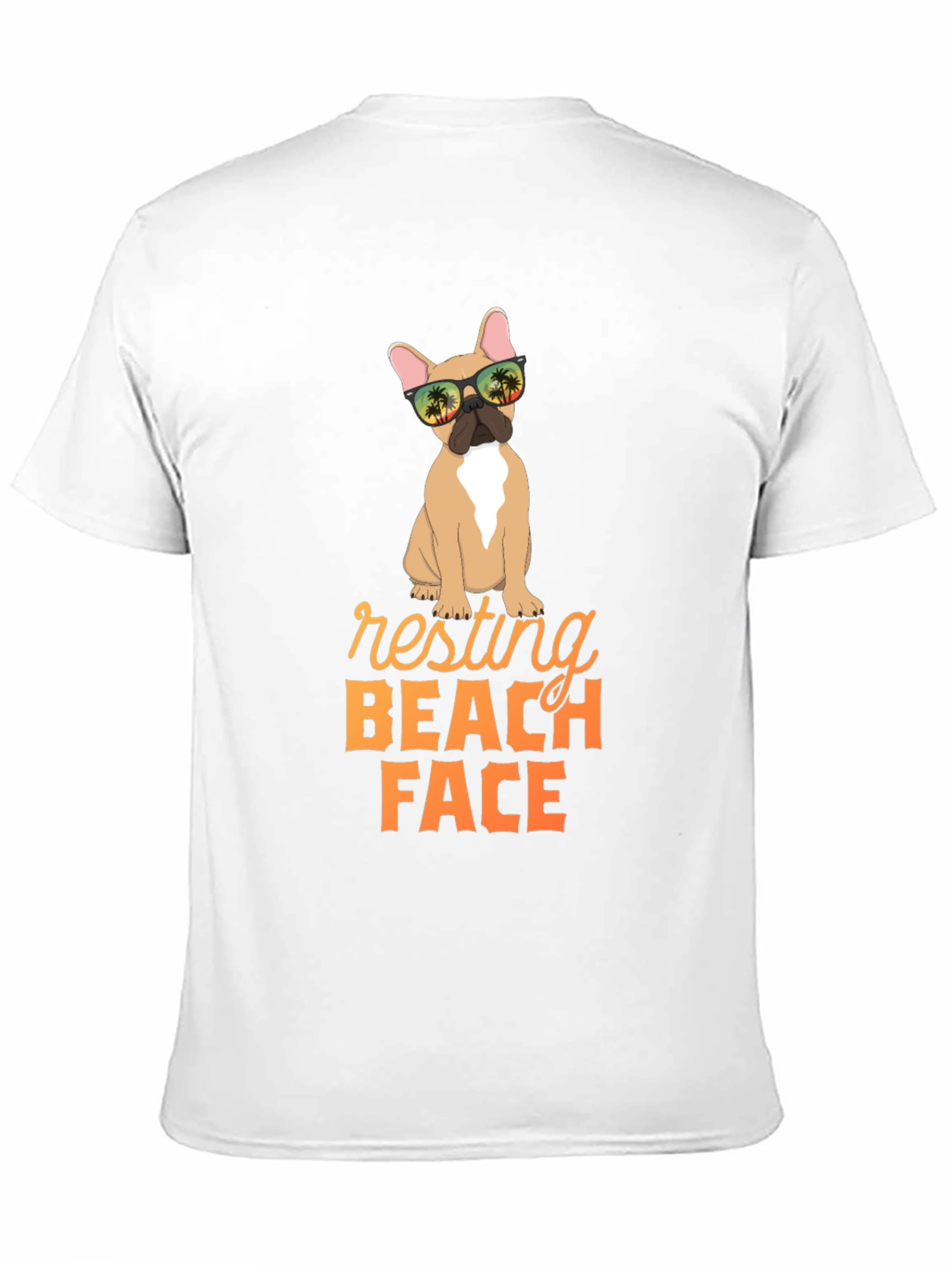 Resting Beach Face Dog Graphic Tee