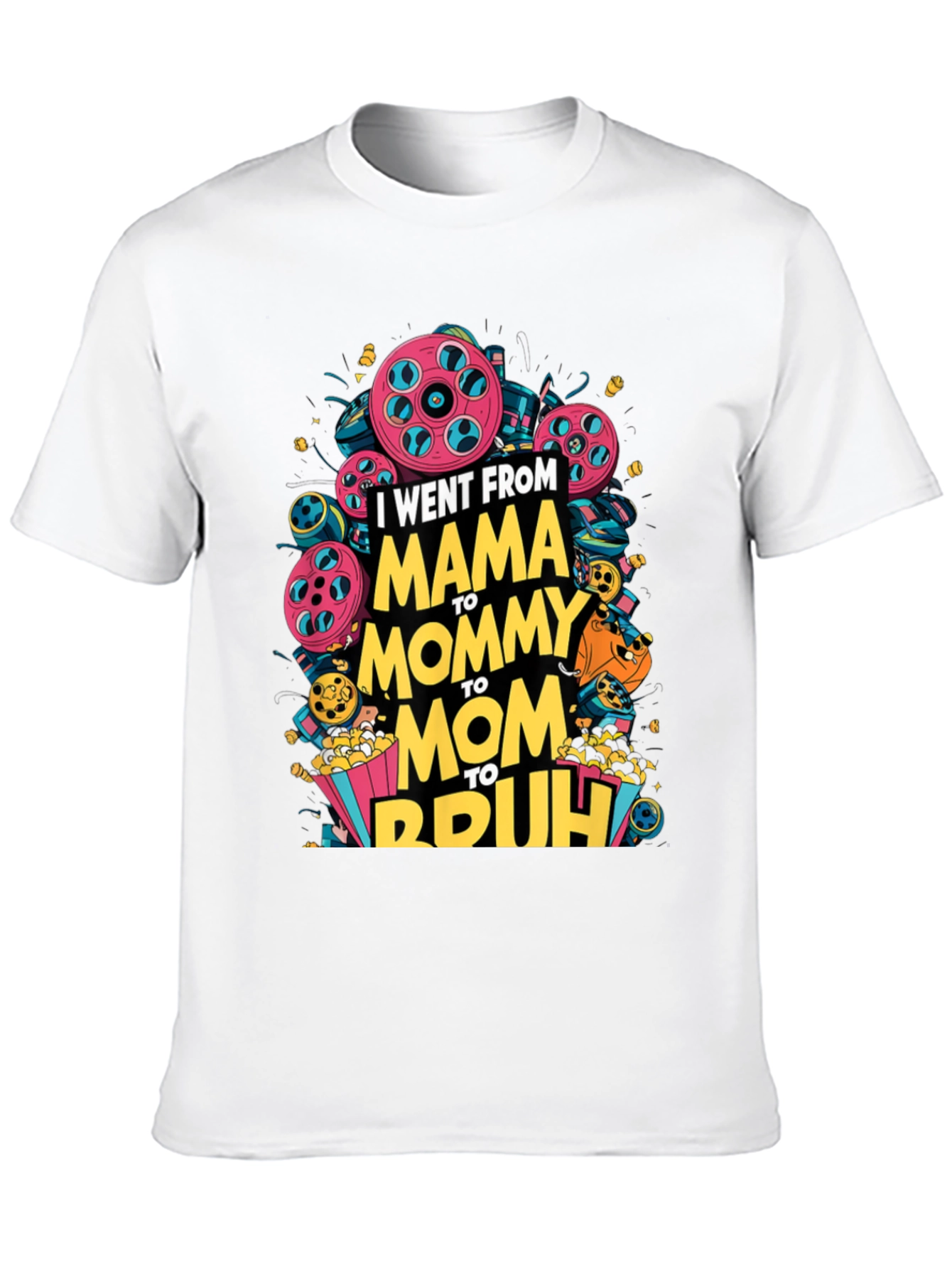 Mama to Bruh Black Graphic Tee