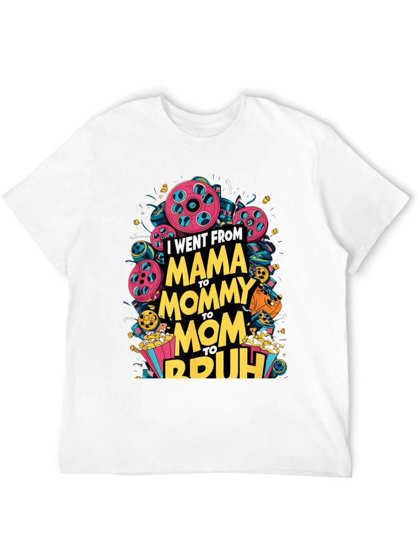 Mama to Bruh Black Graphic Tee