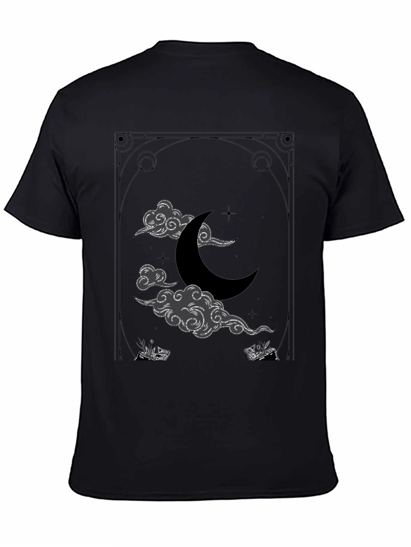 Mystic Moon Graphic Tee - Celestial Design