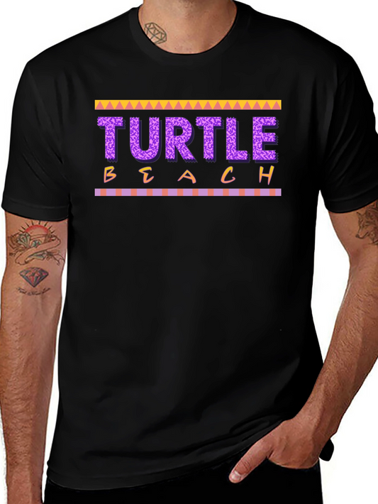 Turtle Beach Graphic Tee - Mens Black T-Shirt