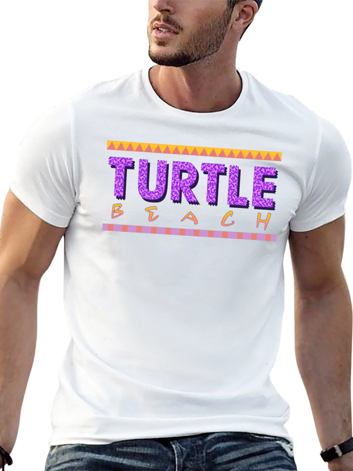 Turtle Beach Graphic Tee - Mens Black T-Shirt