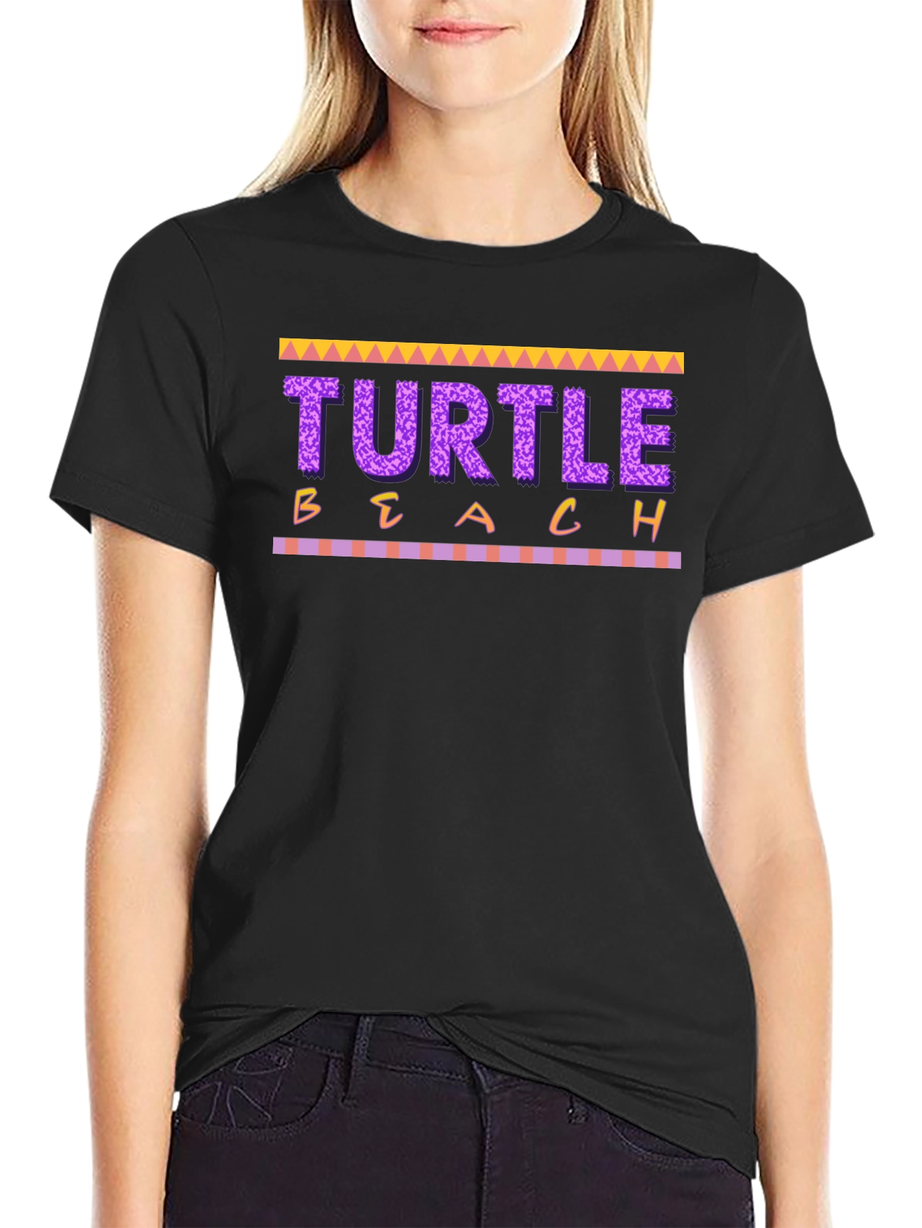 Turtle Beach Graphic Tee - Mens Black T-Shirt