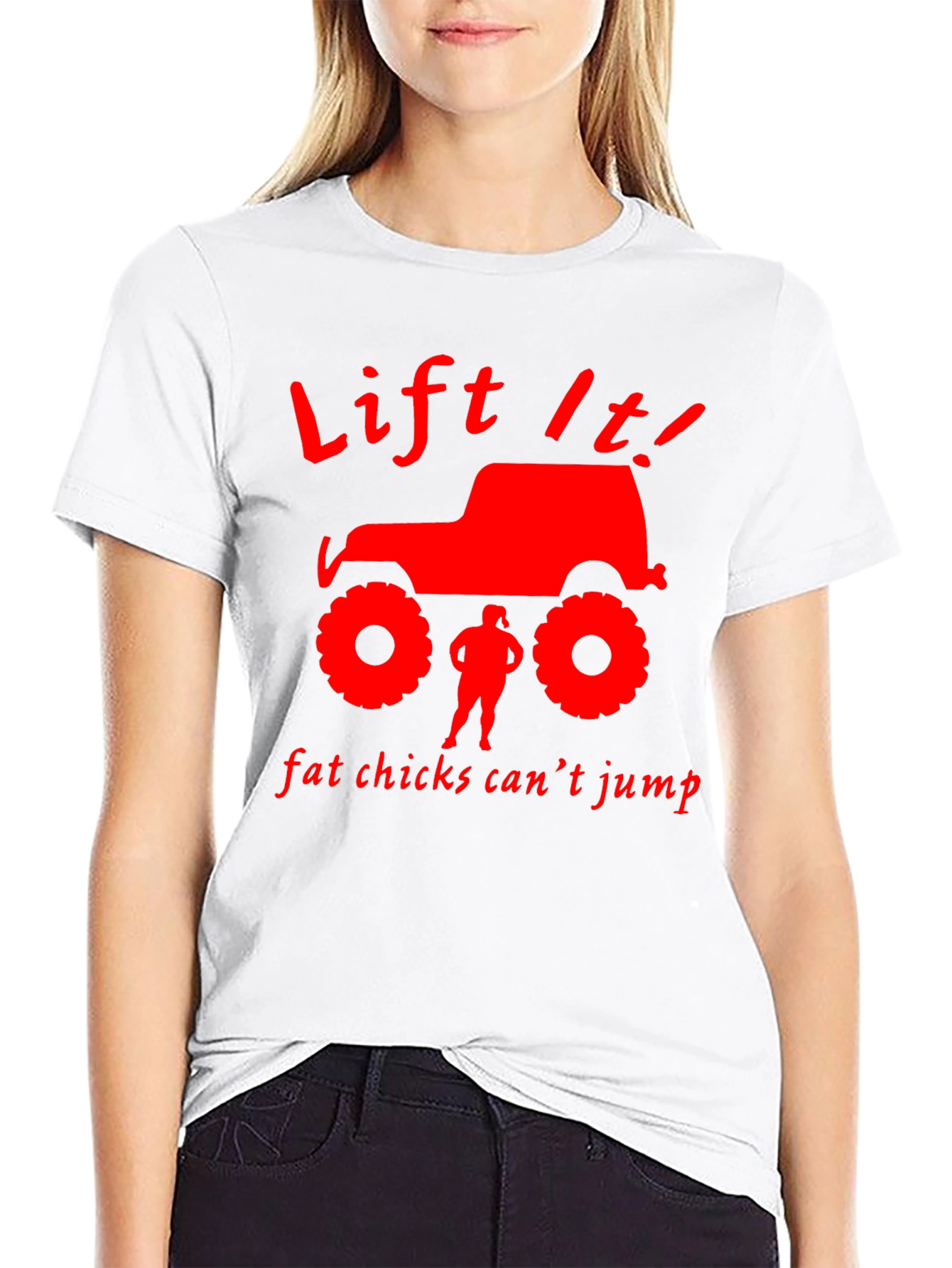 Lift It! T-Shirt - Funny Off-Road Jeep Design