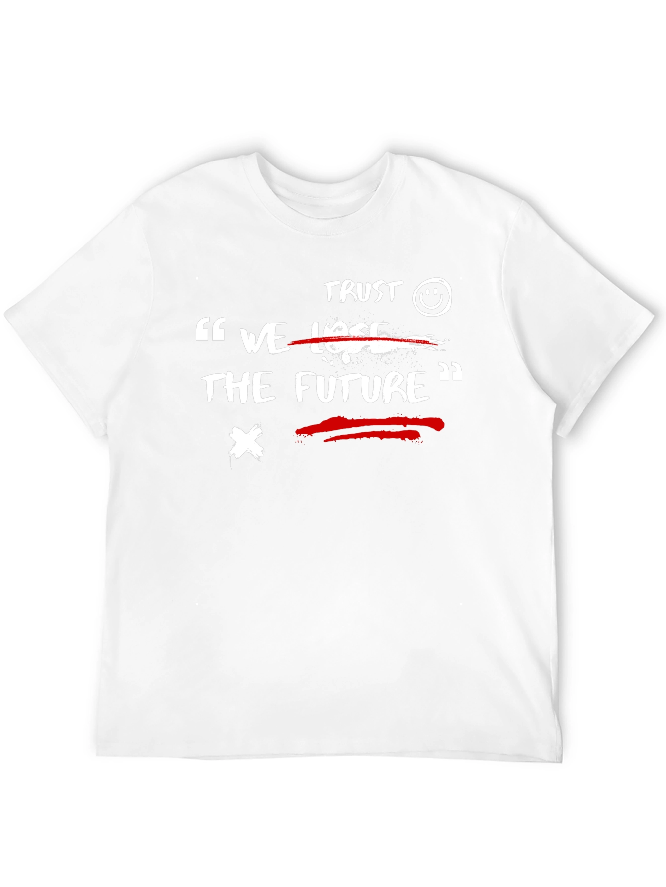 Edgy Graphic T-Shirt: We Lose The Future Tee