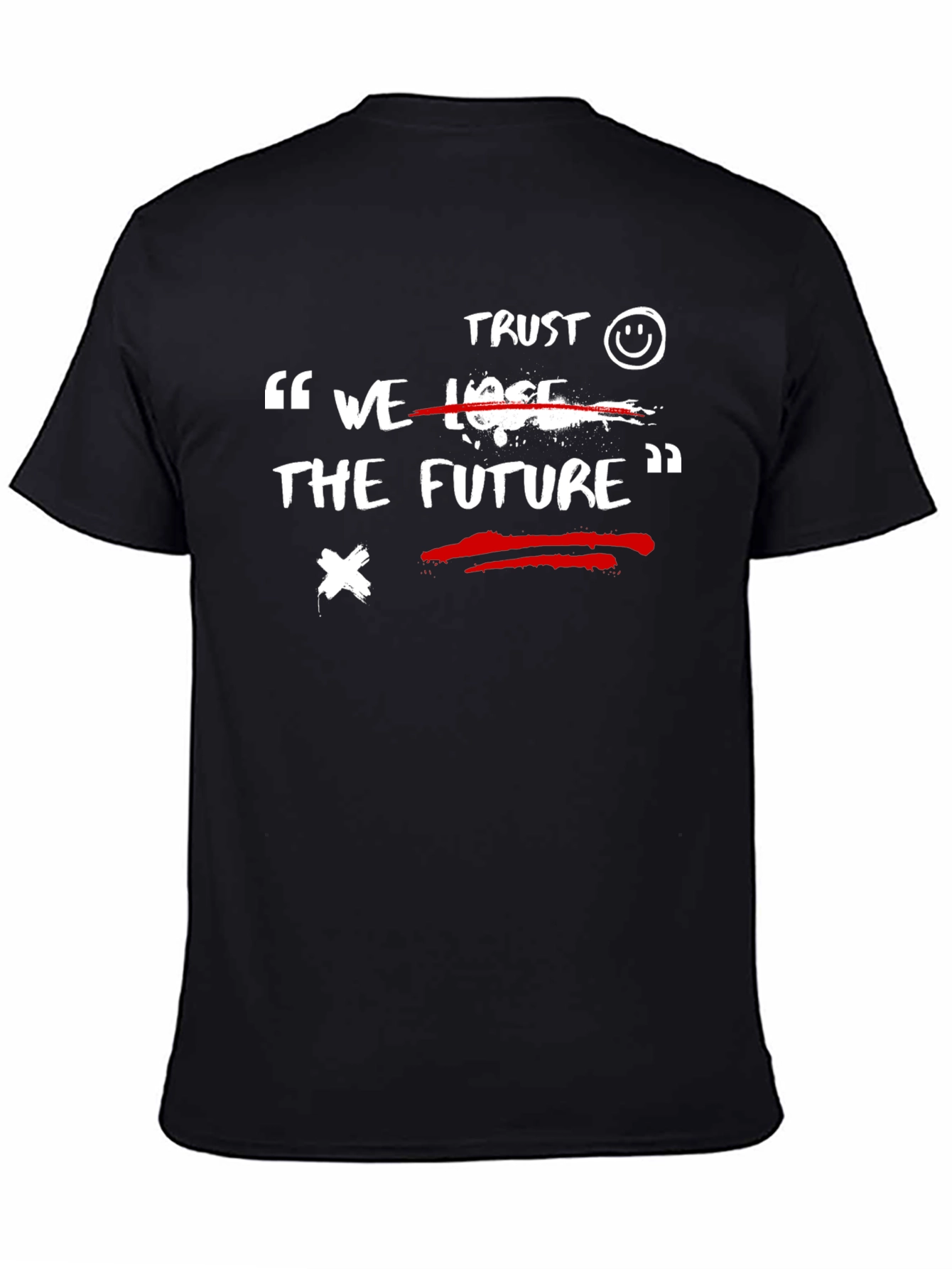 Edgy Graphic T-Shirt: We Lose The Future Tee