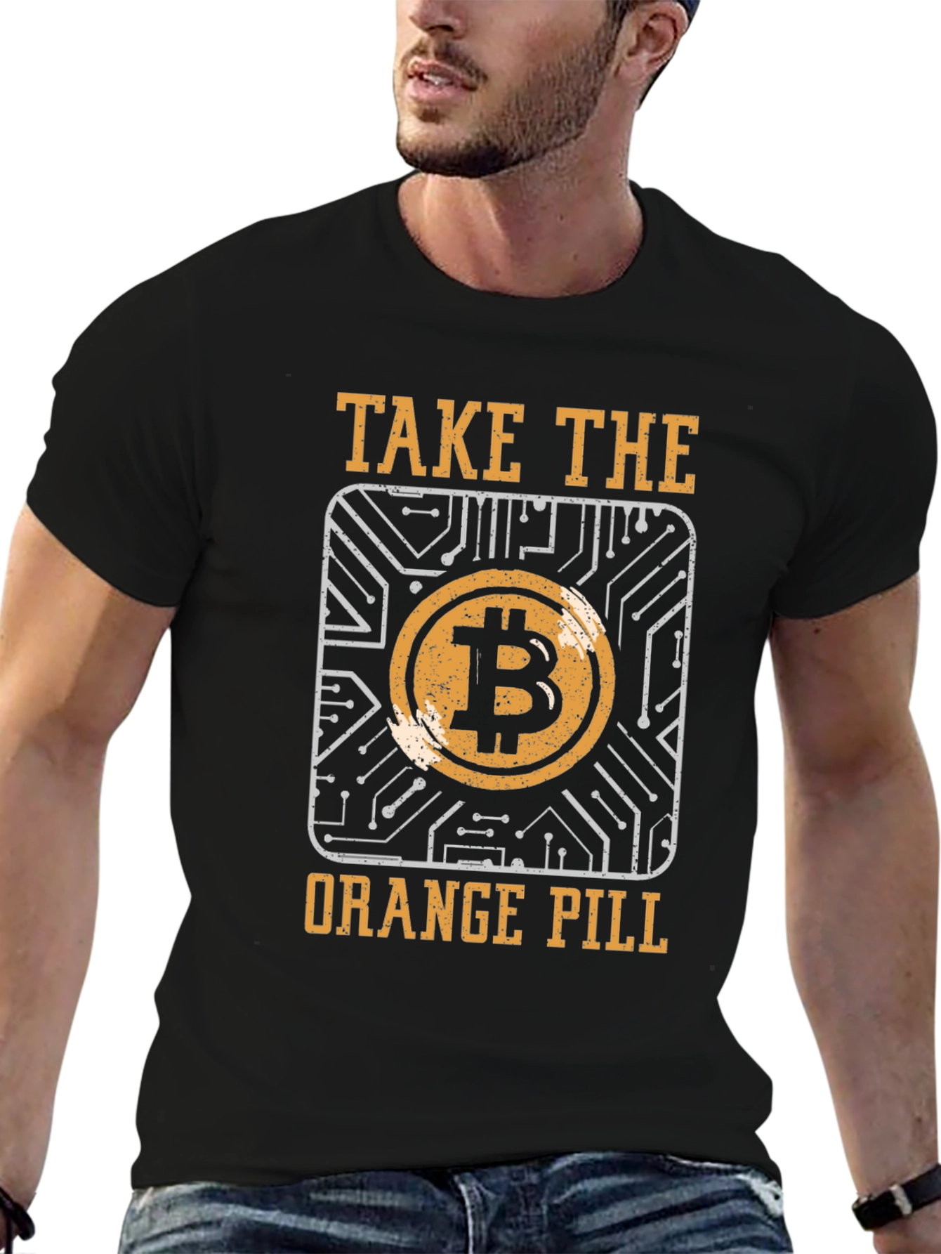Take the Orange Pill Bitcoin T-Shirt