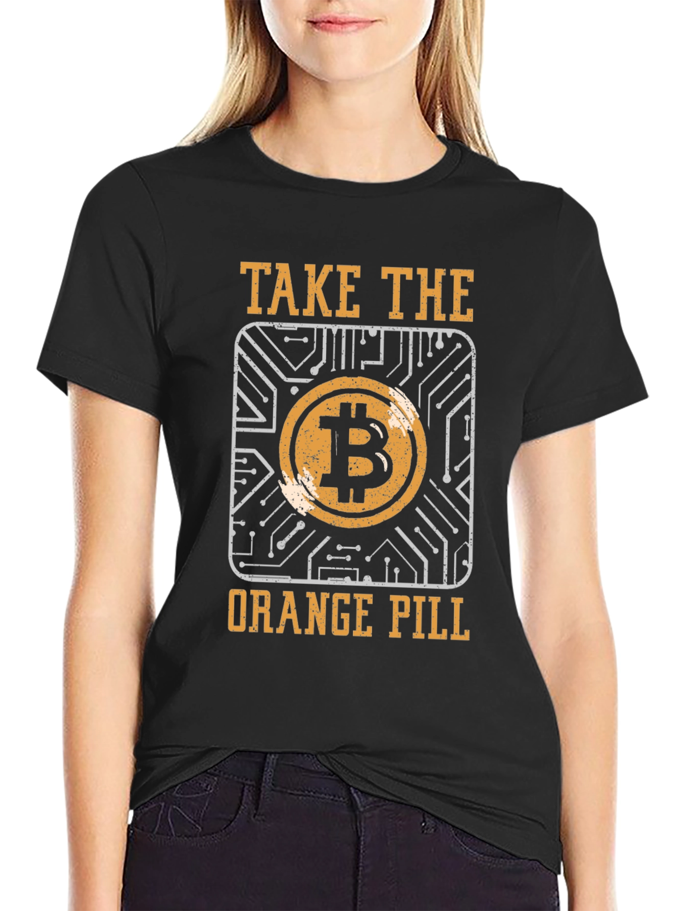Take the Orange Pill Bitcoin T-Shirt