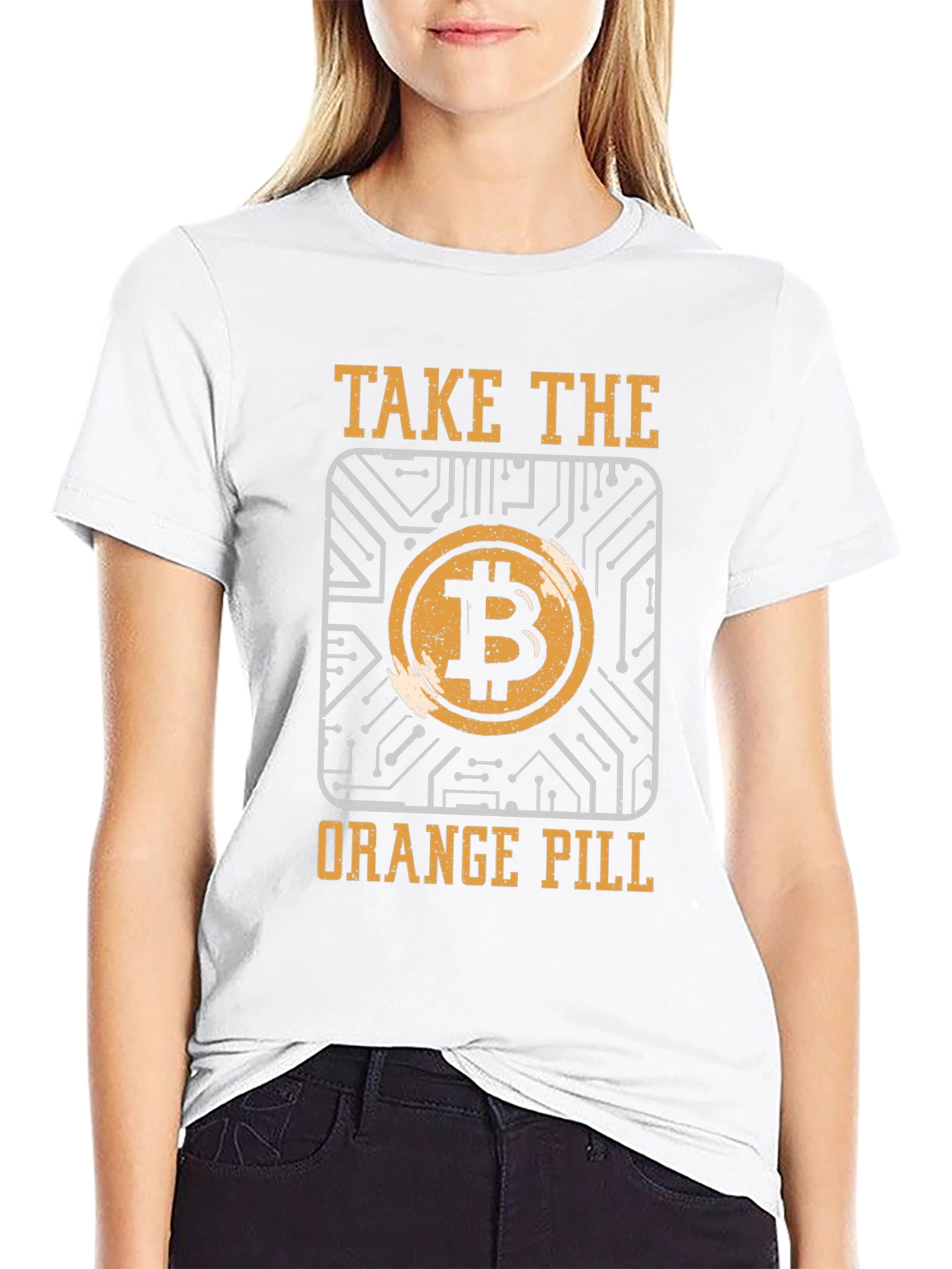 Take the Orange Pill Bitcoin T-Shirt