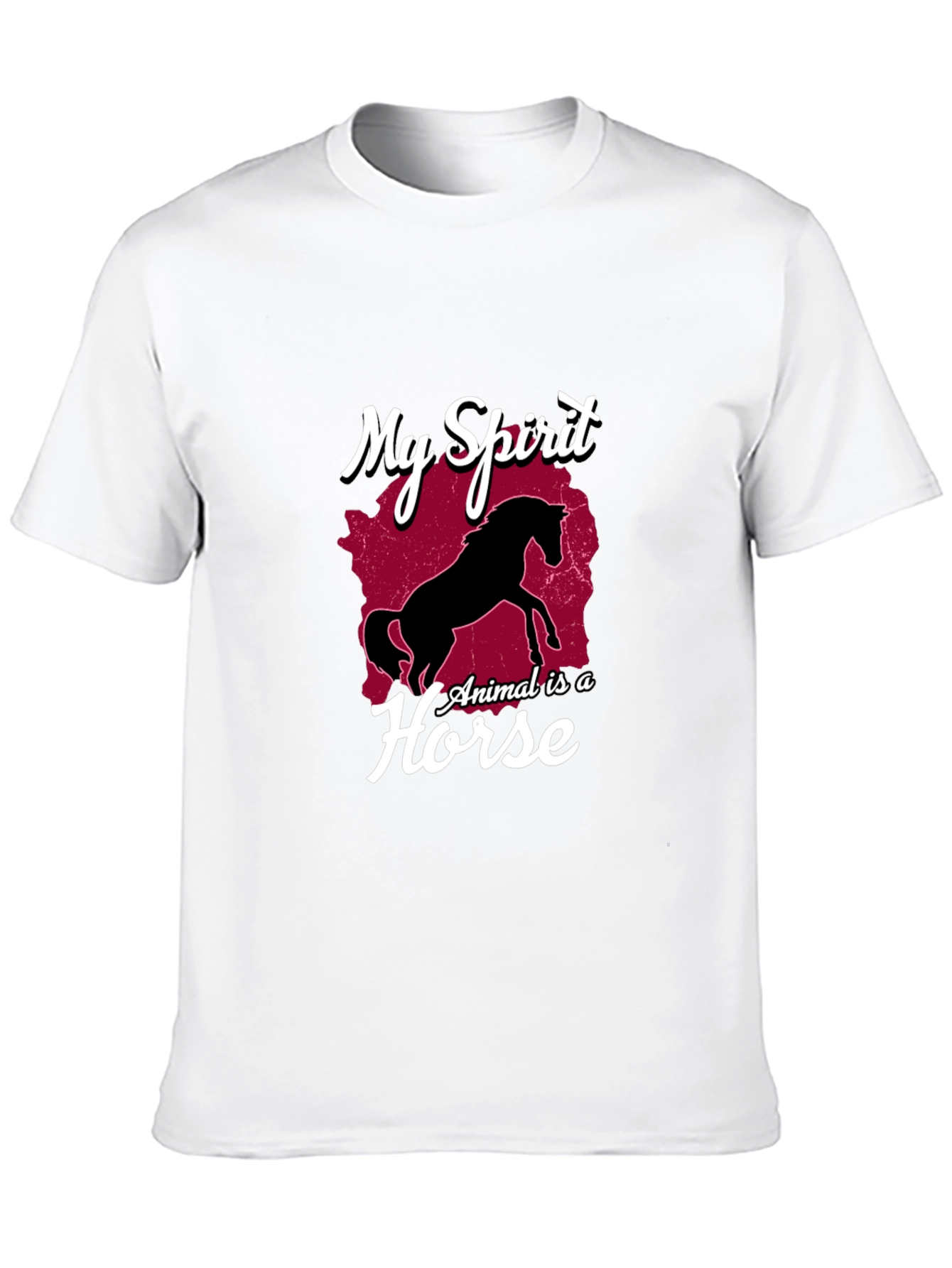 My Spirit Animal Is A Horse Graphic Tee