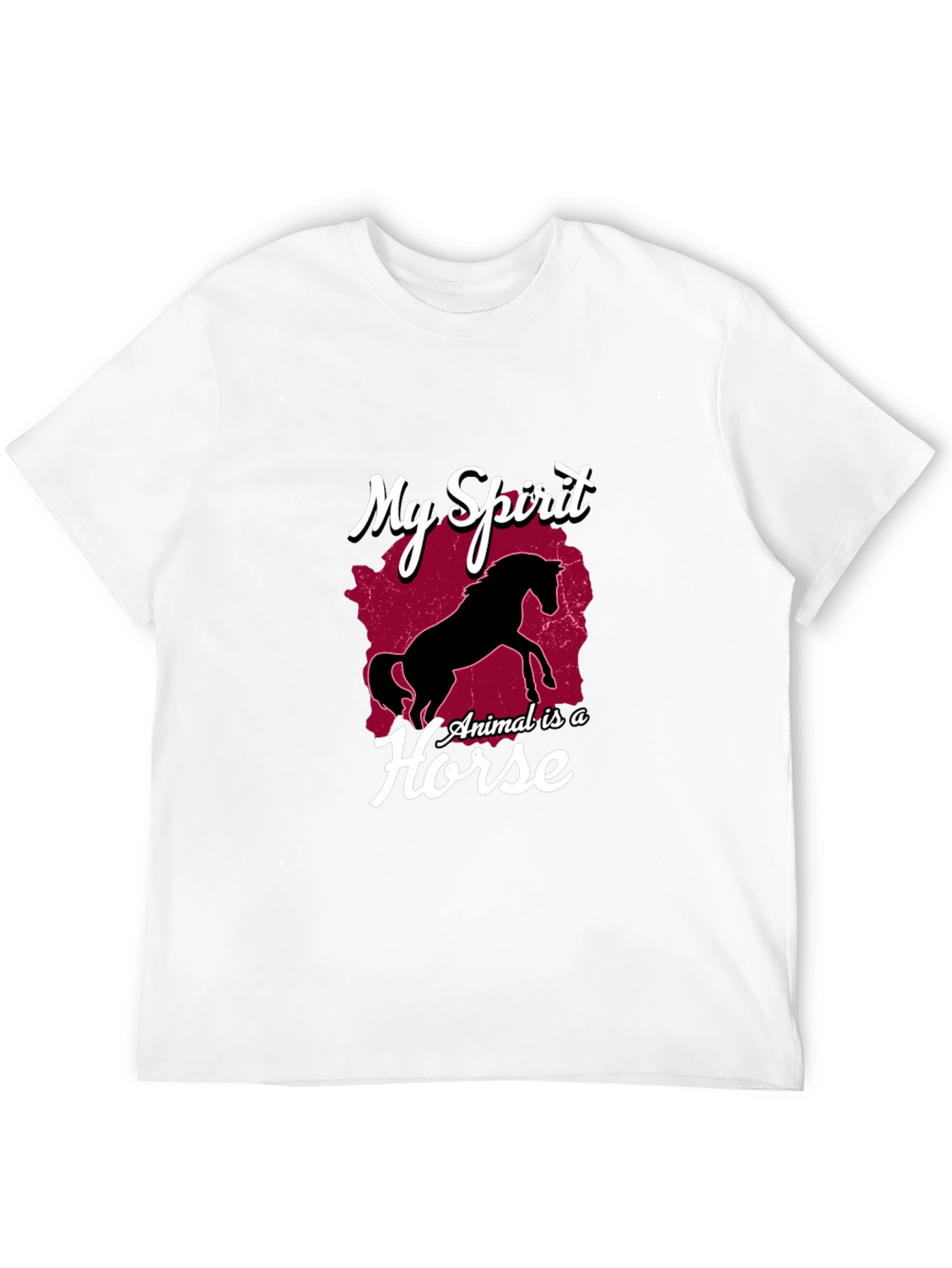 My Spirit Animal Is A Horse Graphic Tee