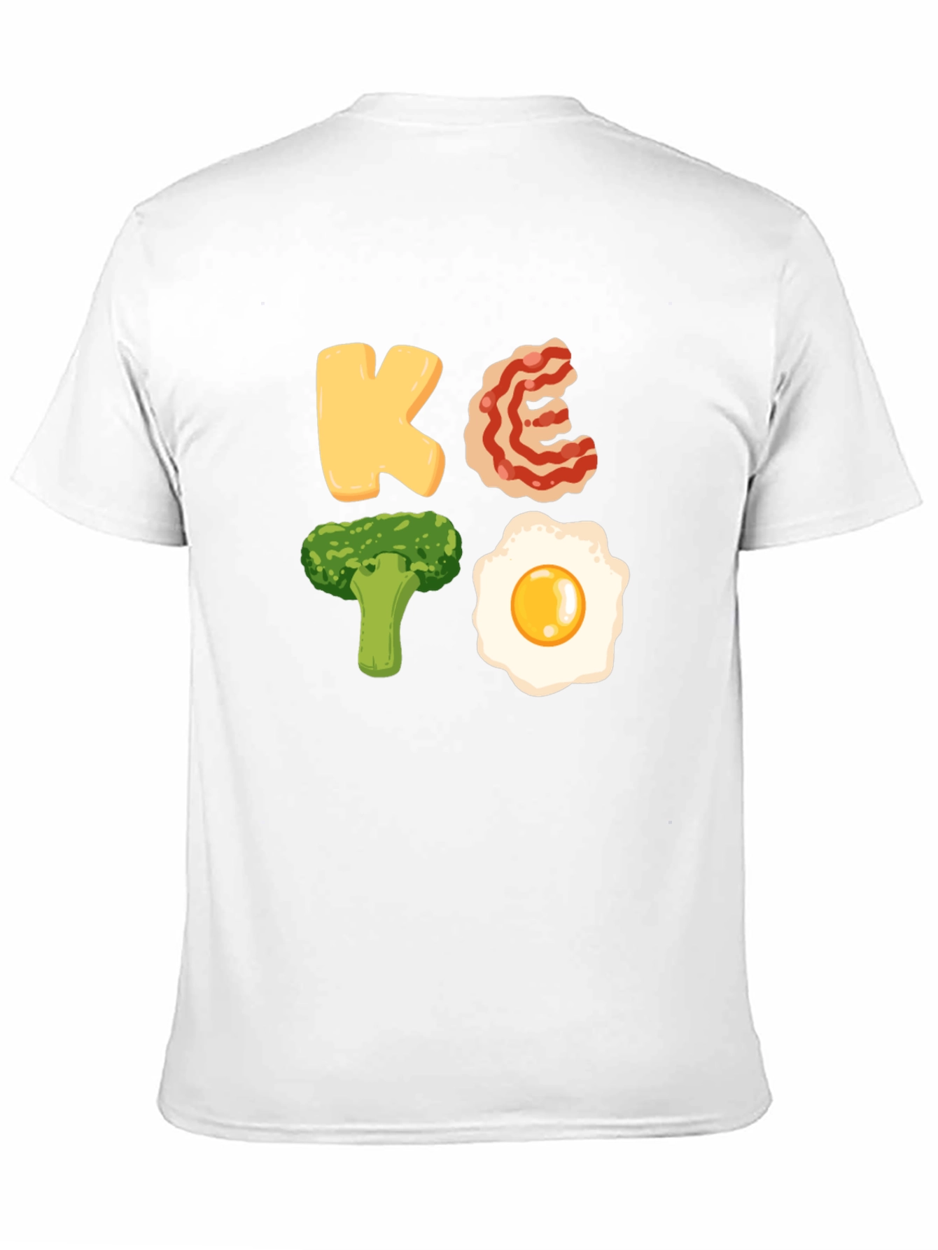 Keto Diet Graphic Tee - Black Cotton T-Shirt
