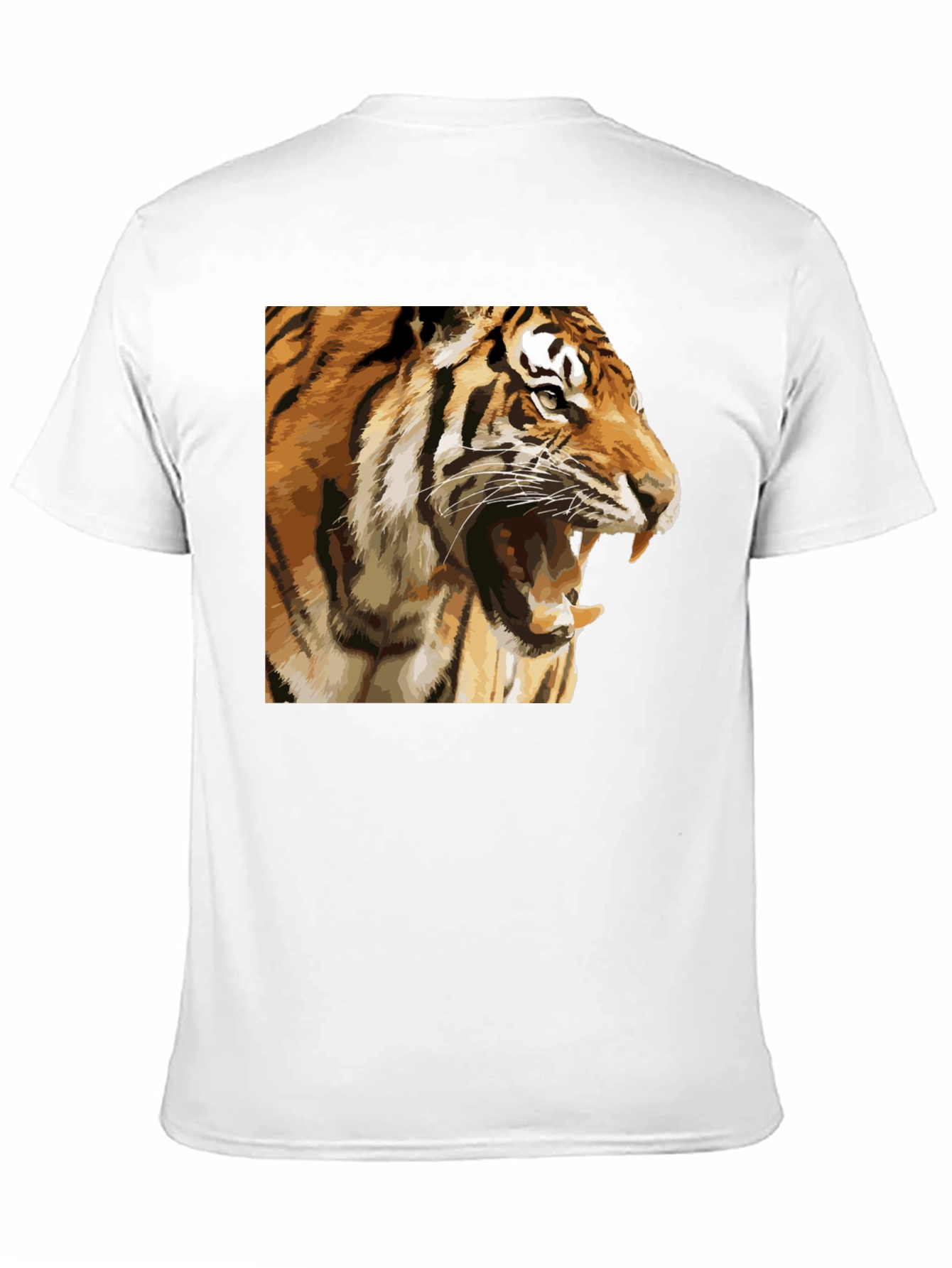 Tiger Graphic T-Shirt - Mens Black Tee