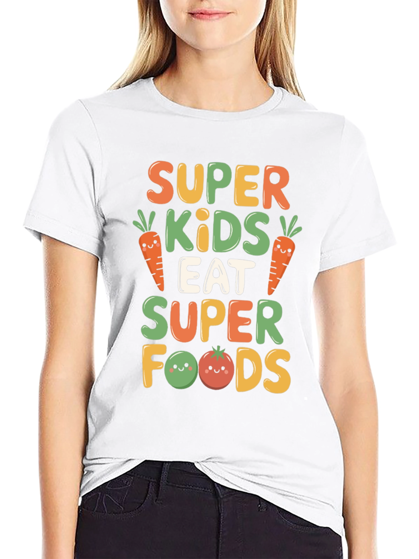 Super Kids Eat Super Foods T-Shirt
