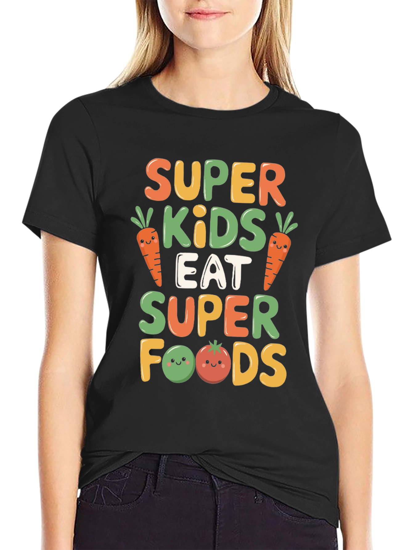 Super Kids Eat Super Foods T-Shirt