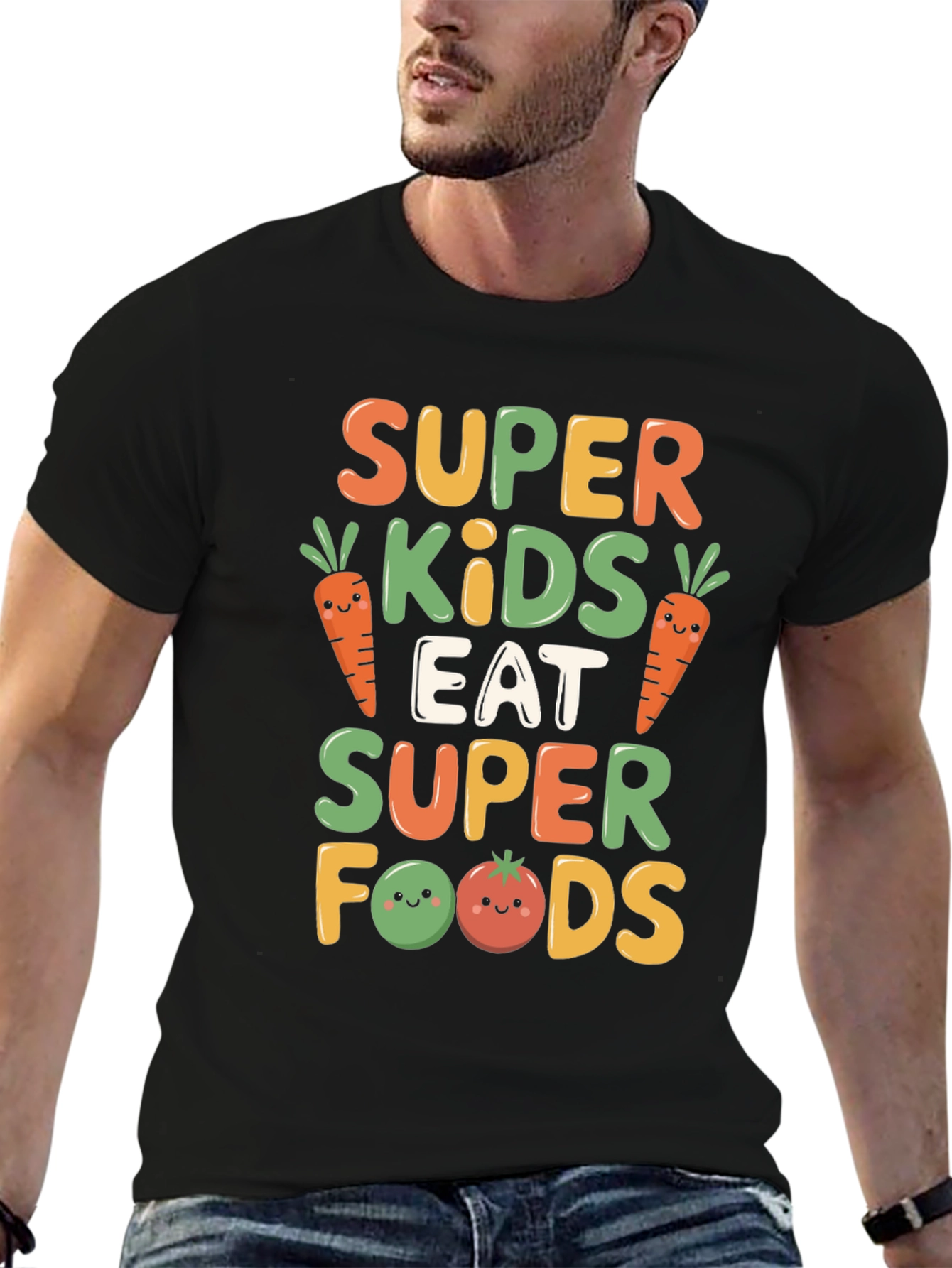 Super Kids Eat Super Foods T-Shirt